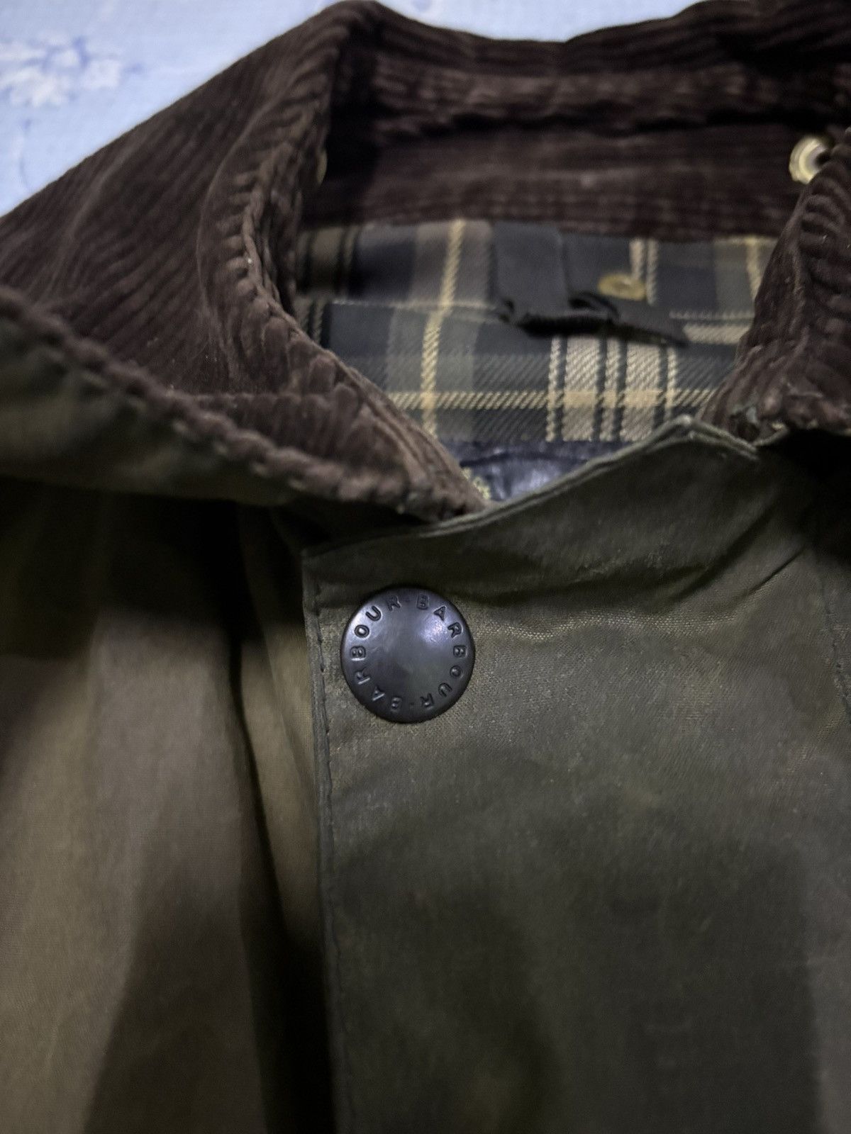 Barbour Barbour Border Cotton Waxed Jacket Hunting Jacket Size US L / EU 52-54 / 3 - 18 Thumbnail
