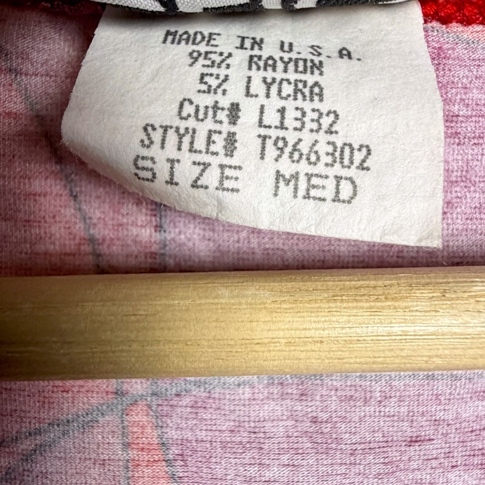 Other Vintage Clio Brand Made In USA Women’s Med Abstract Blouse Size M / US 6-8 / IT 42-44 - 3 Thumbnail