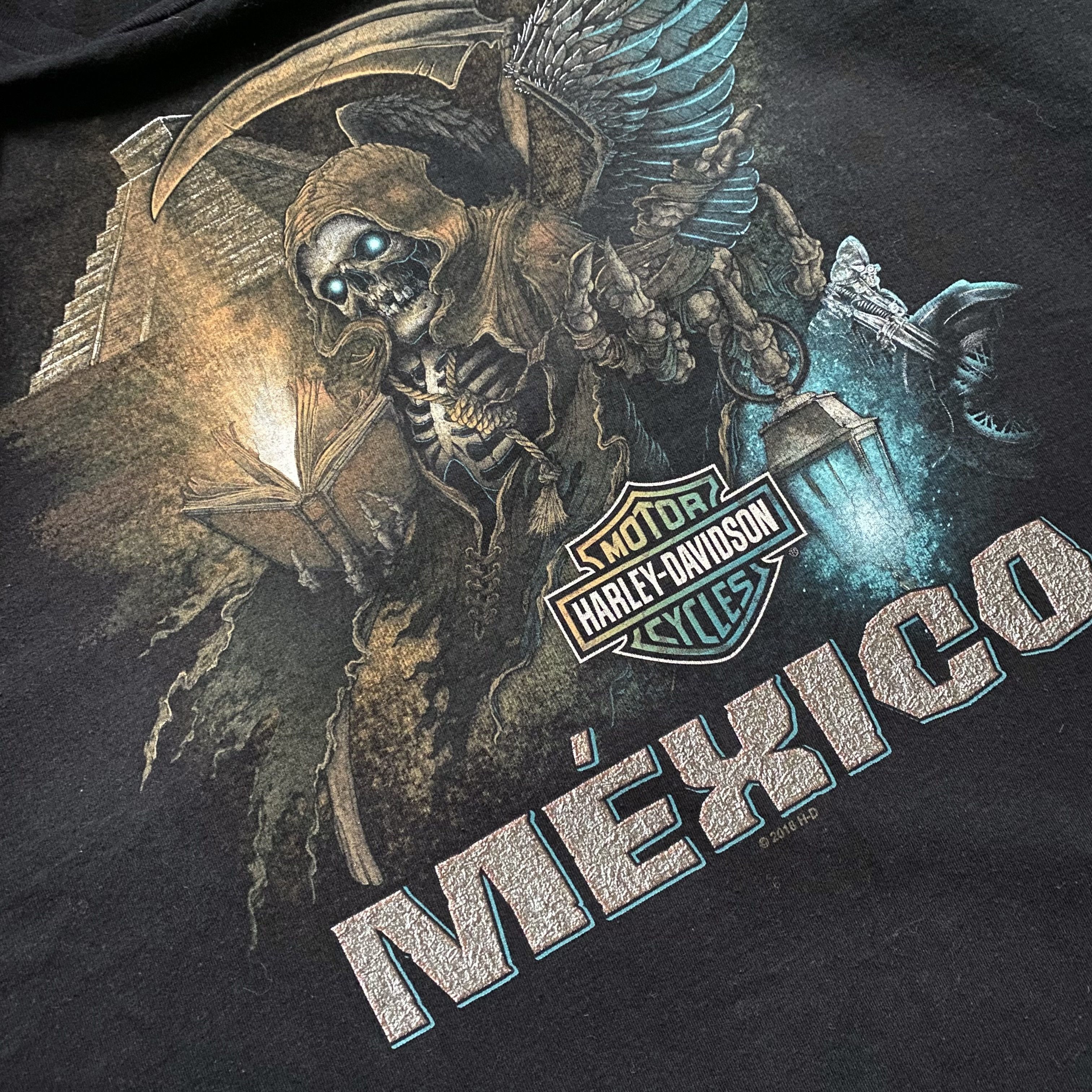 Harley Davidson ❗️ 3XL 🏍️ Vintage 00s Harley Davidson MEXICO Heavy tee Size US XXL / EU 58 / 5 - 10 Thumbnail