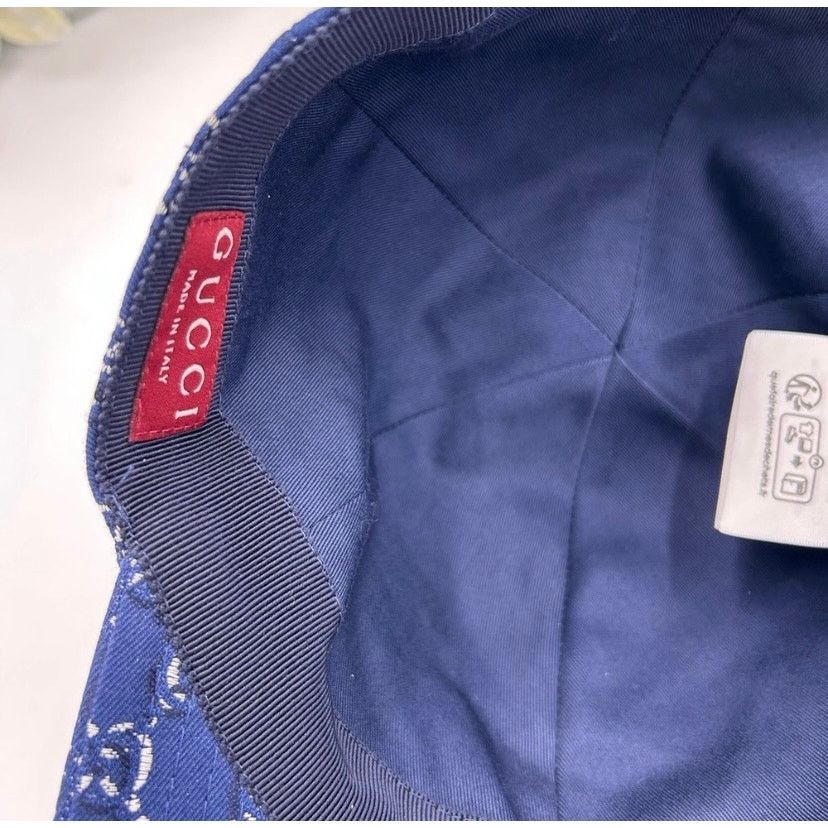 Gucci Men's Gucci, blue shadow GG adjustable baseball camp size m Size ONE SIZE - 8 Thumbnail