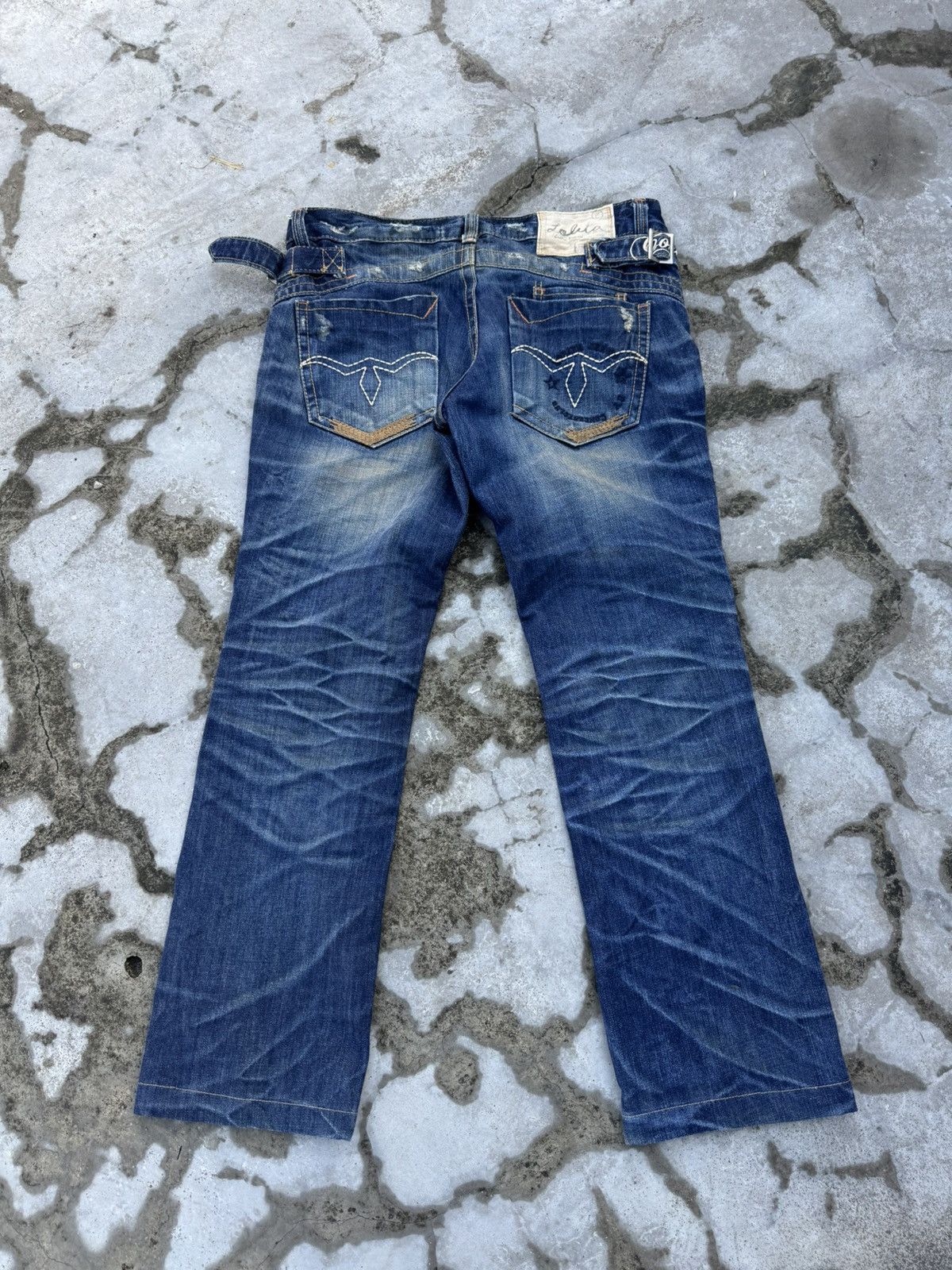 If Six Was Nine LOLITA JEANS Distressed Denim Size 34 Size US 34 / EU 50 - 2 Thumbnail