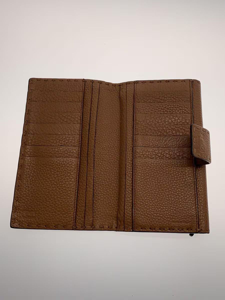 Fendi Fendi Leather Long Wallet Brown Size ONE SIZE - 4 Thumbnail