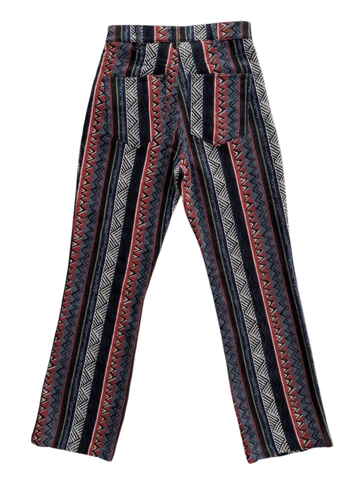 Vintage Vintage Fafatt Rockabilly Printed High Waist Pants Size 28" / US 6 / IT 42 - 2 Thumbnail