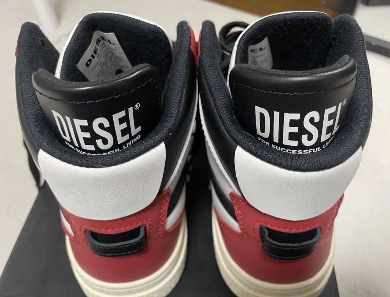 Diesel Diesel S-Ukiyo Red Lifestyle Sneakers 10.5 Size US 10.5 / EU 43-44 - 4 Thumbnail