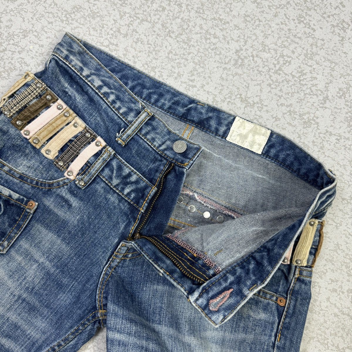 14th Addiction 2000s Antgauge Double Waist Jeans Size US 29 - 12 Thumbnail
