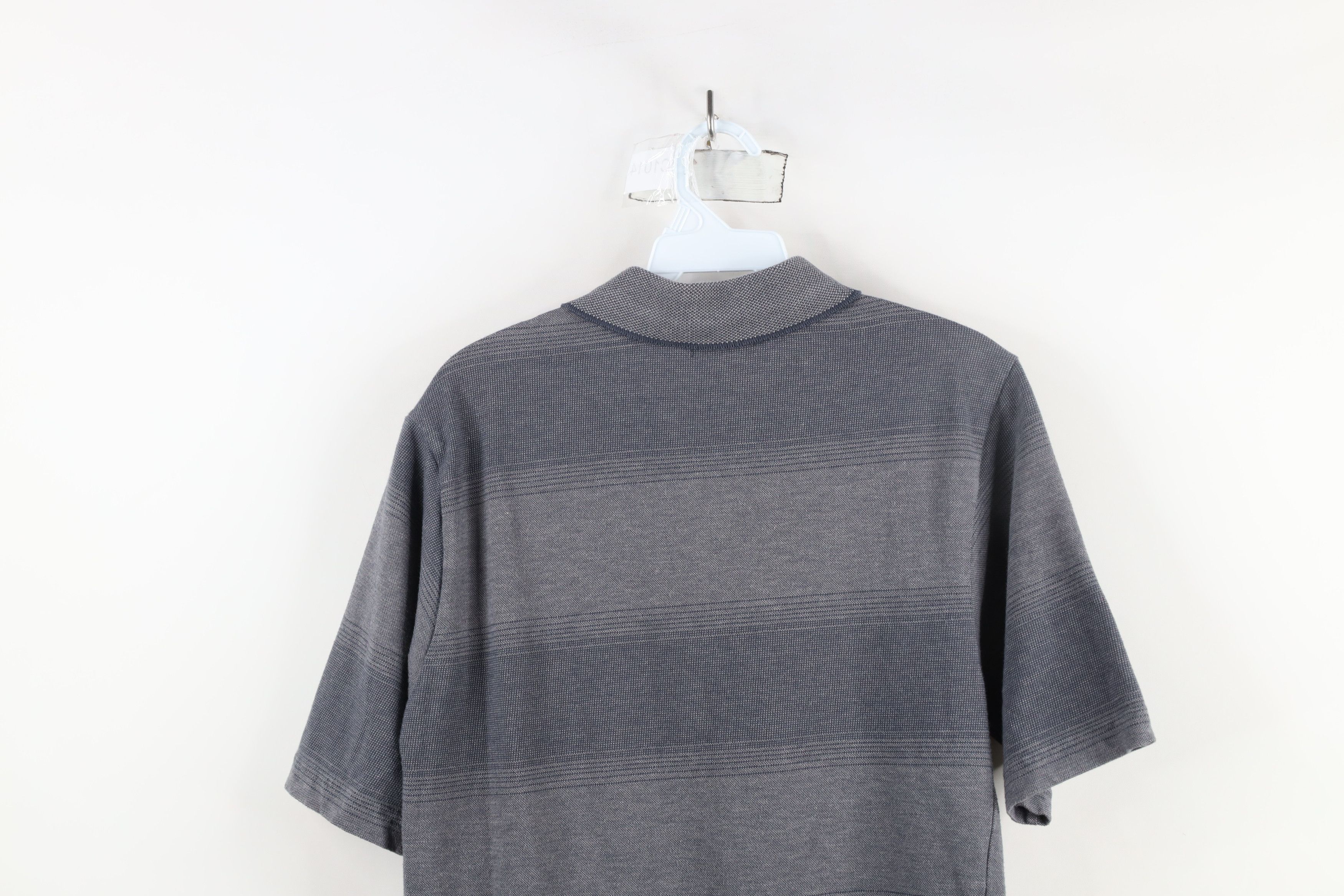 Vintage Vintage 90s Streetwear Striped Knit Collared Golf Polo Shirt Size US S / EU 44-46 / 1 - 10 Thumbnail