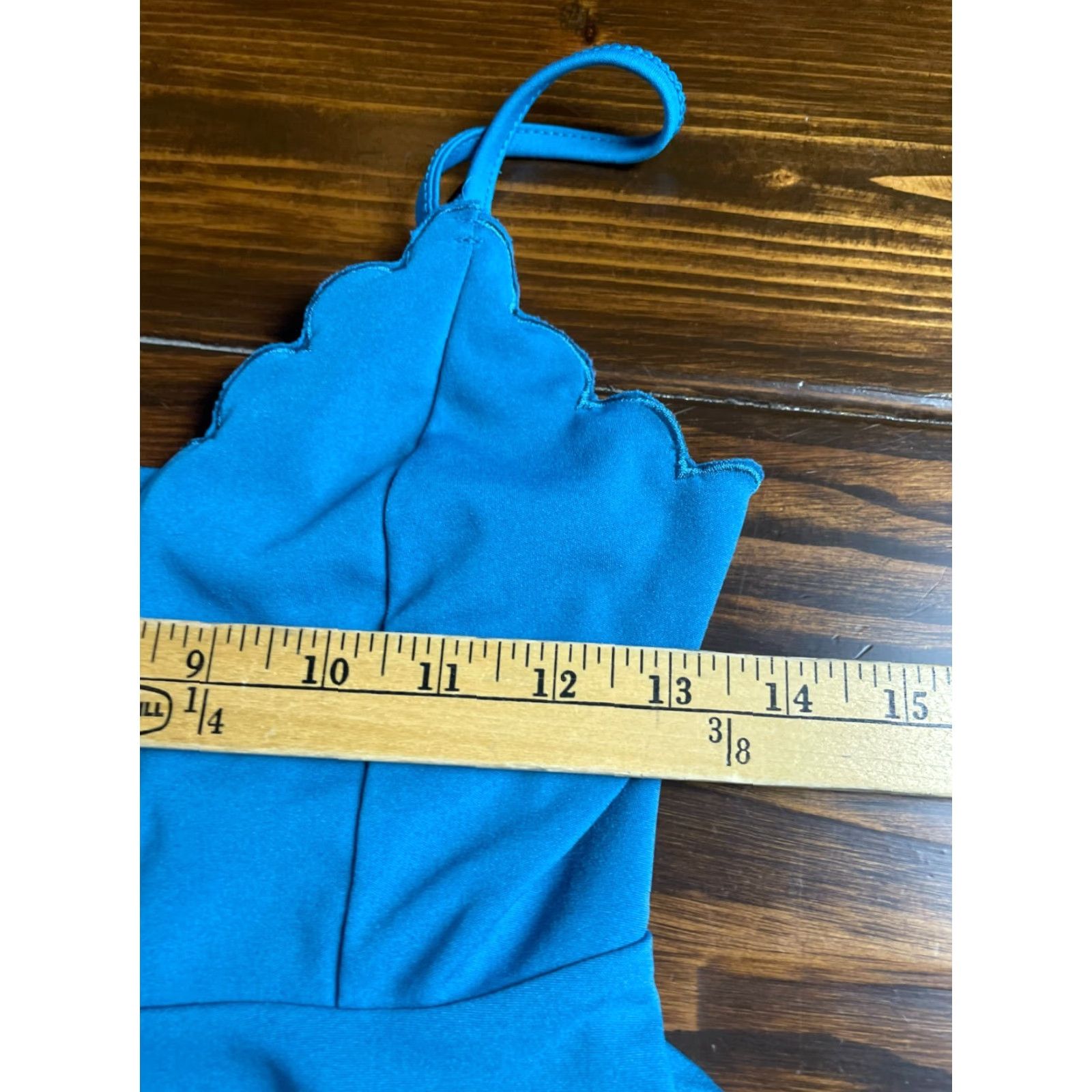 Shein SheIn Tank Top Women’s Size Small Blue Sleeveless Scalloped Neckline Tank Size S / US 4 / IT 40 - 5 Thumbnail