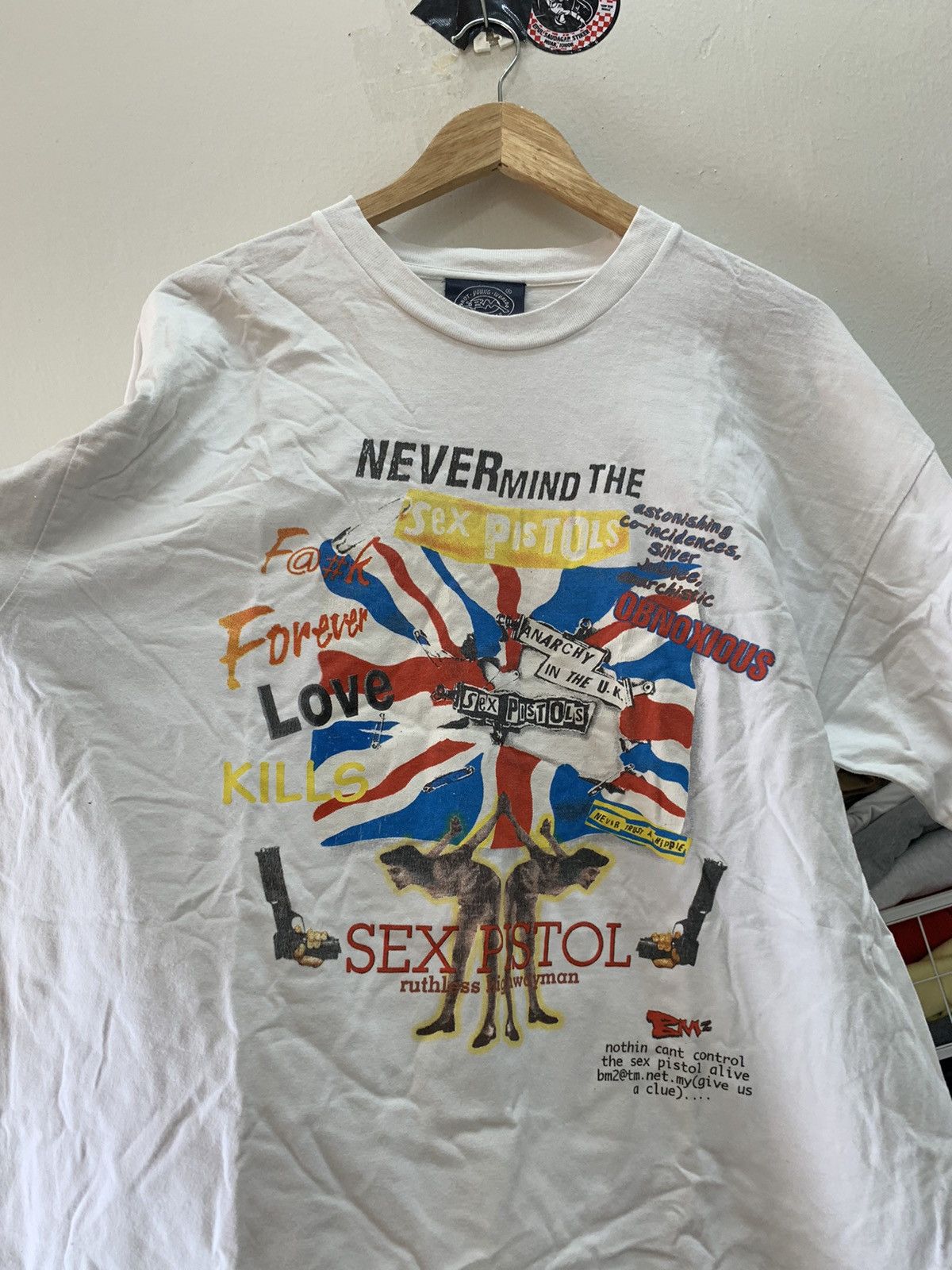 Band Tees × Vintage size XL: Vintage Sex pistol tshirt band music band shirt Size US XL / EU 56 / 4 - 2 Thumbnail