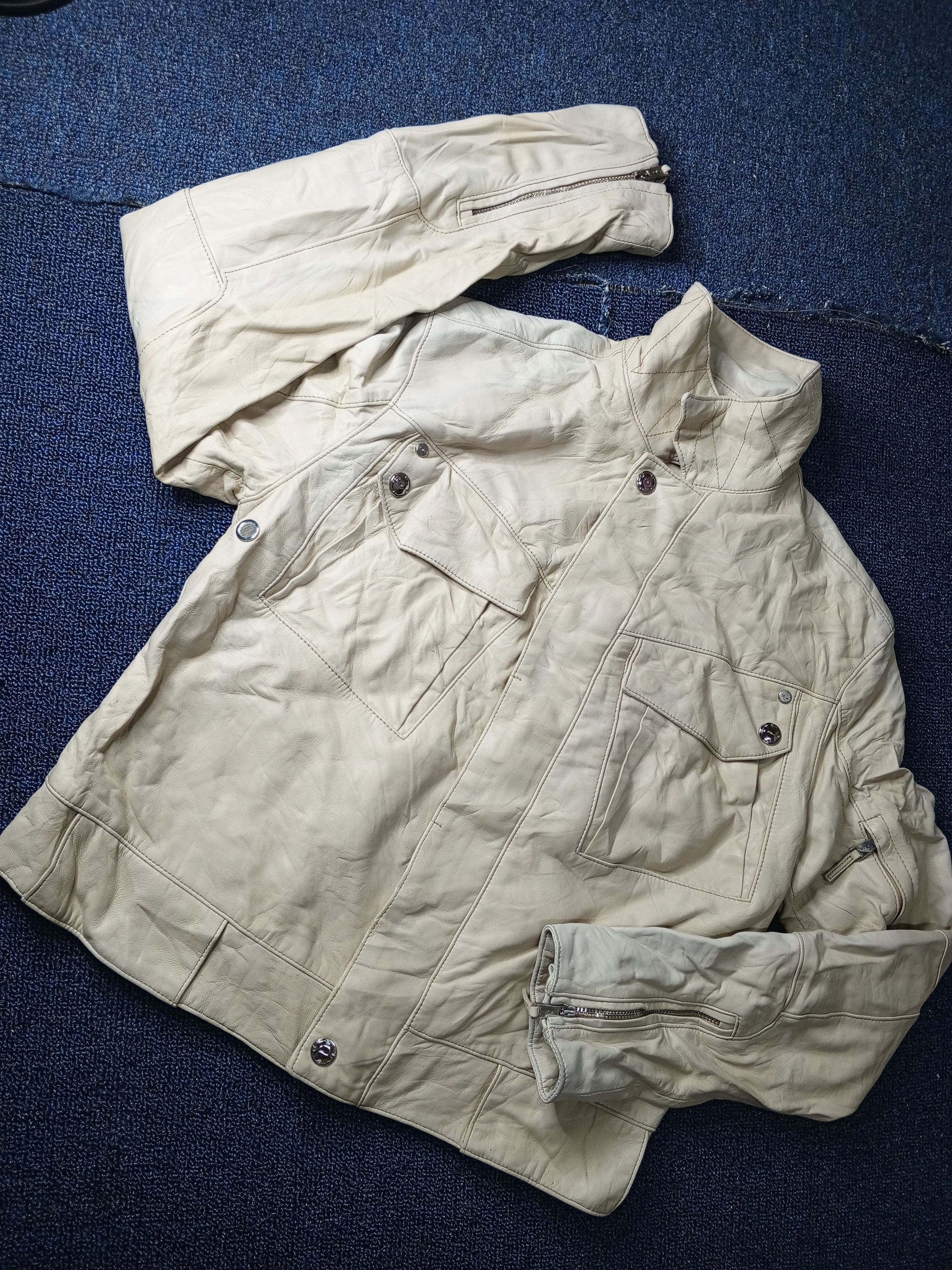 Leather × Polo Ralph Lauren × Ralph Lauren RALPH LAUREN LEATHER JACKET Size M / US 6-8 / IT 42-44 - 1 Thumbnail