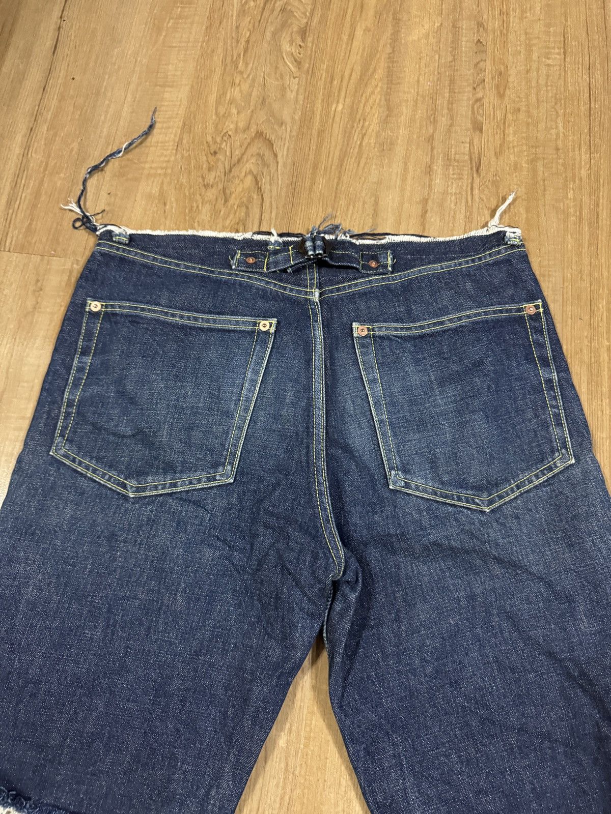 Japanese Brand Japanese Brand Selvedge cropped jeans Size US 31 - 5 Thumbnail