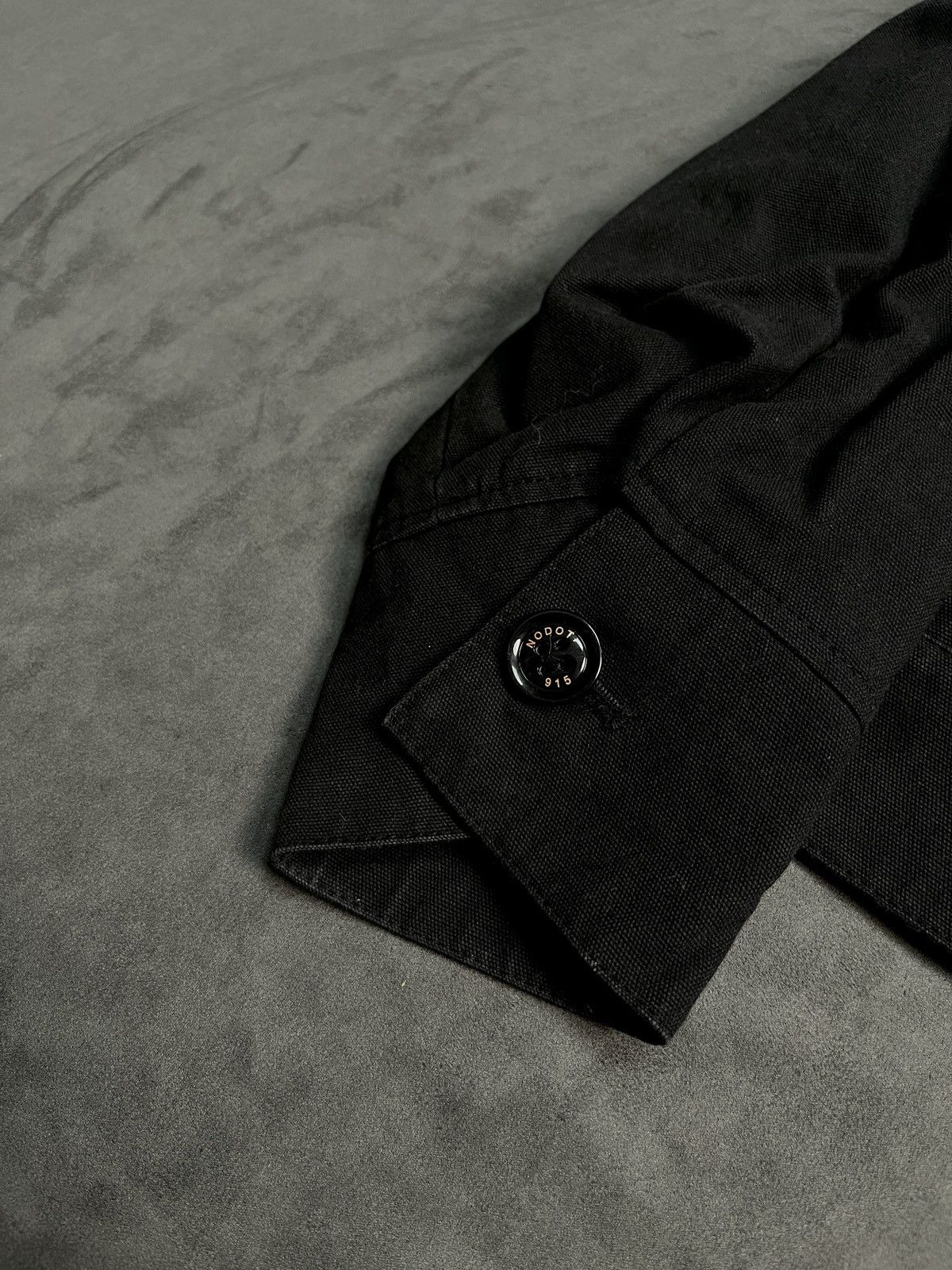 Japanese Brand Nodot Y2k Two Way Zipper Black Workwear Jacket Medium Size US M / EU 48-50 / 2 - 8 Thumbnail
