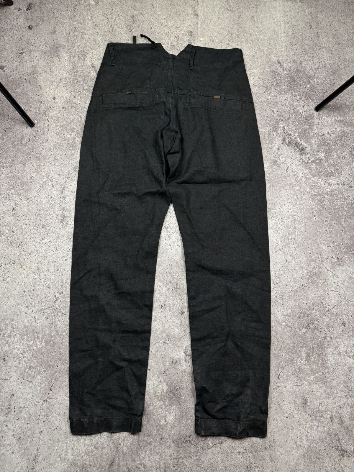 SYNGMAN CUCALA Avant Garde SYNGMAN CUCALA Linen Pants Rick Owens Style Rare Size US 30 / EU 46 - 7 Thumbnail