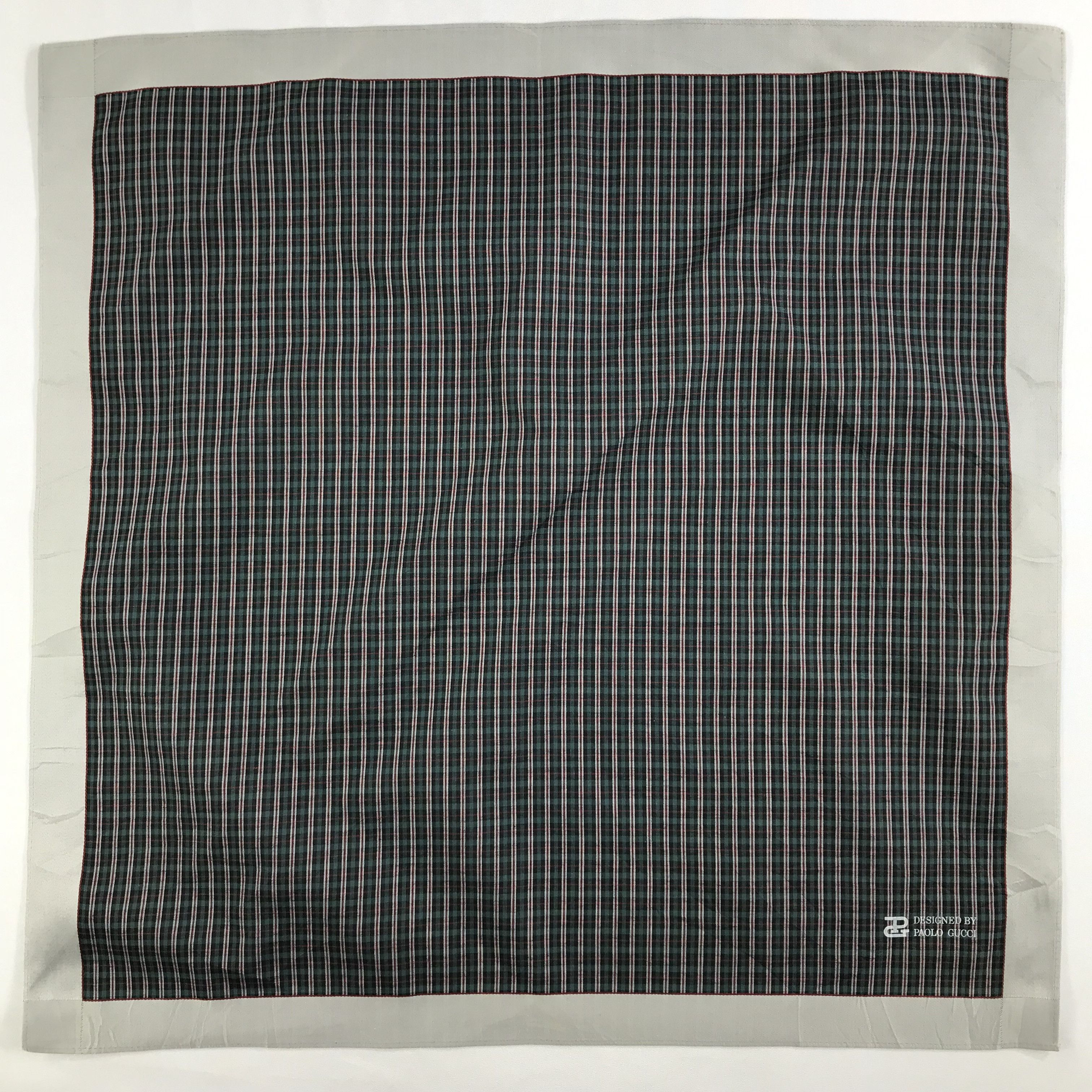Paolo Gucci × Vintage Paolo Gucci Bandana / Handkerchief / Neckerchief - S2593 Size ONE SIZE - 1 Thumbnail