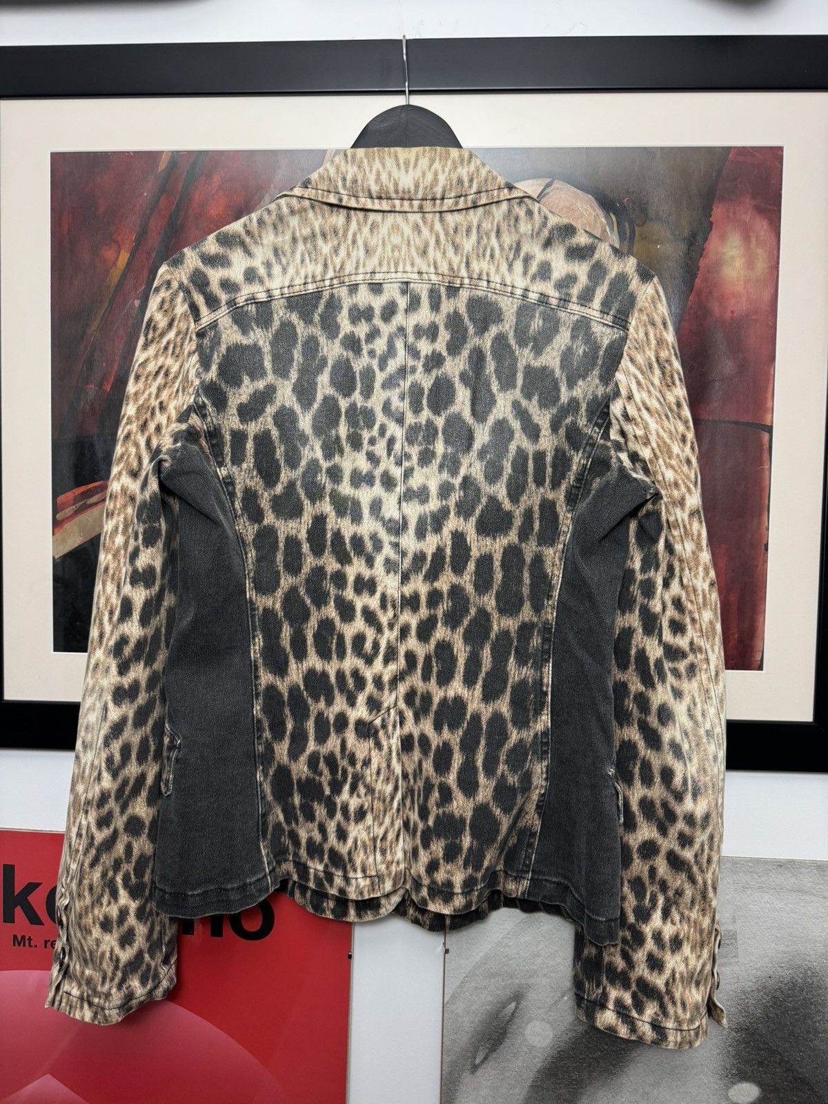 Just Cavalli Just Cavalli Vintage Y2K Blazer Jacket Animal Leopard Print Size L / US 10 / IT 46 - 2 Thumbnail