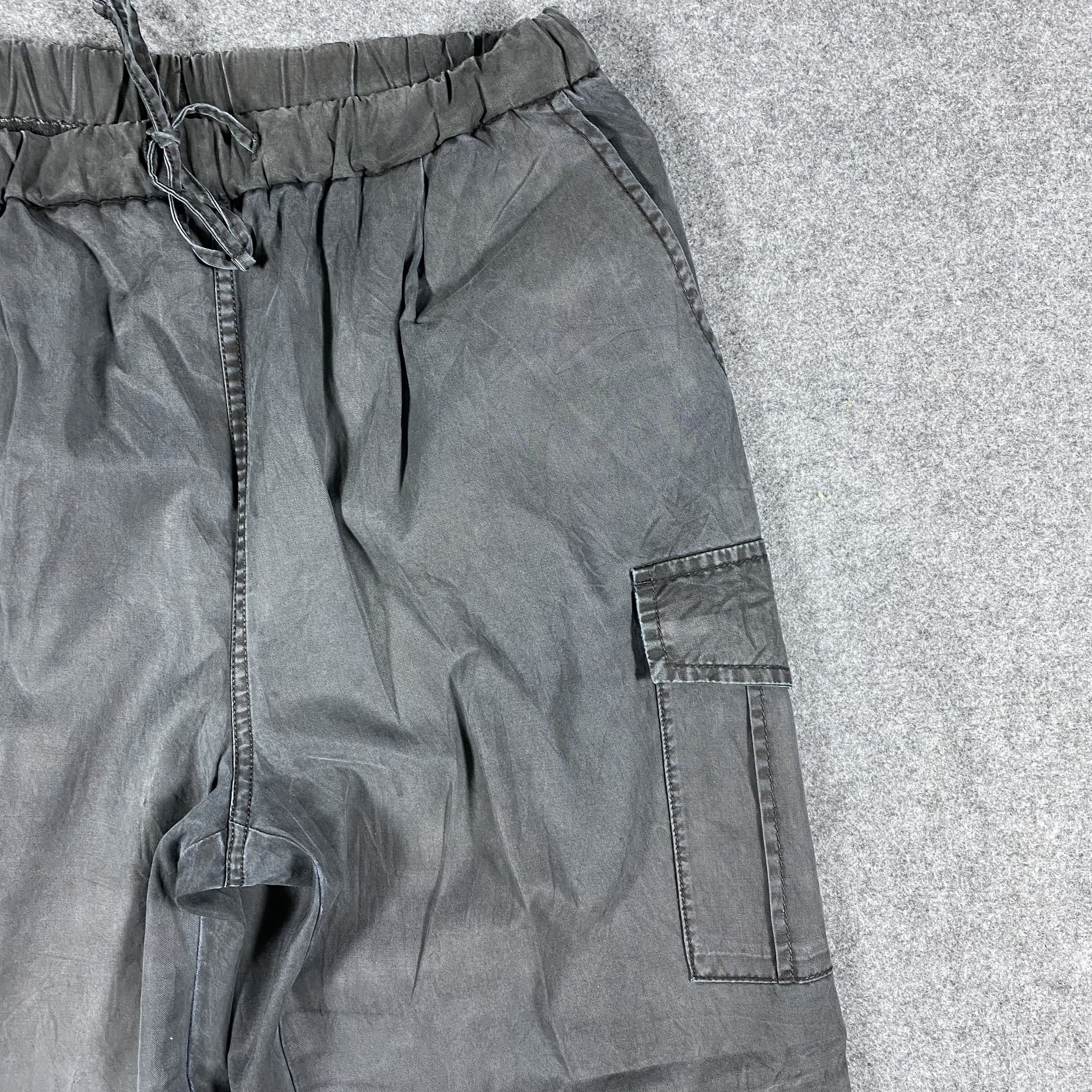 GU Japanese Brand Faded Gu Multipocket Tactical Cargo Pants Size US 29 - 3 Thumbnail
