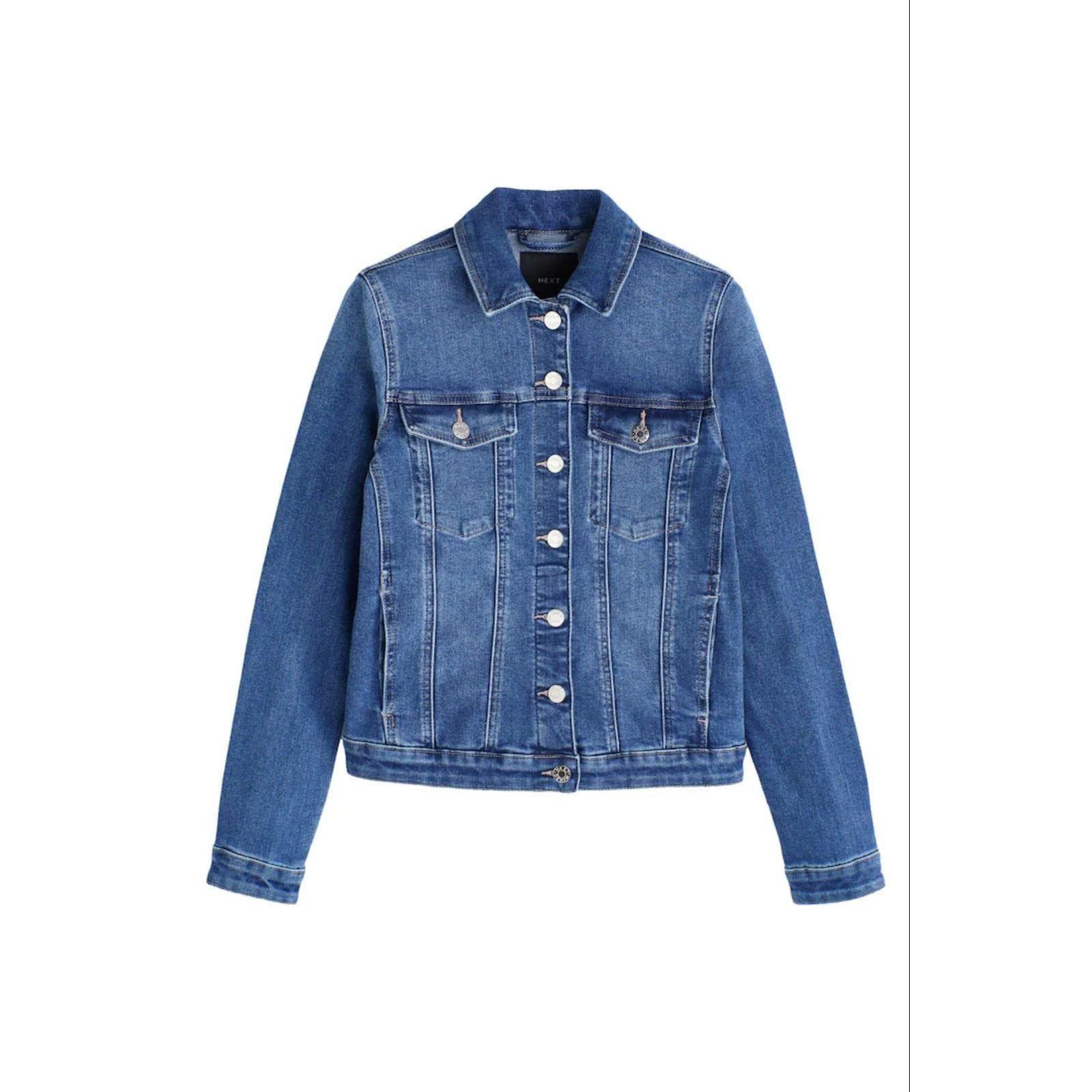 NEXT NWT Next Blue Cotton Women's M Basic Jacket Coat Vest Size M / US 6-8 / IT 42-44 - 1 Thumbnail