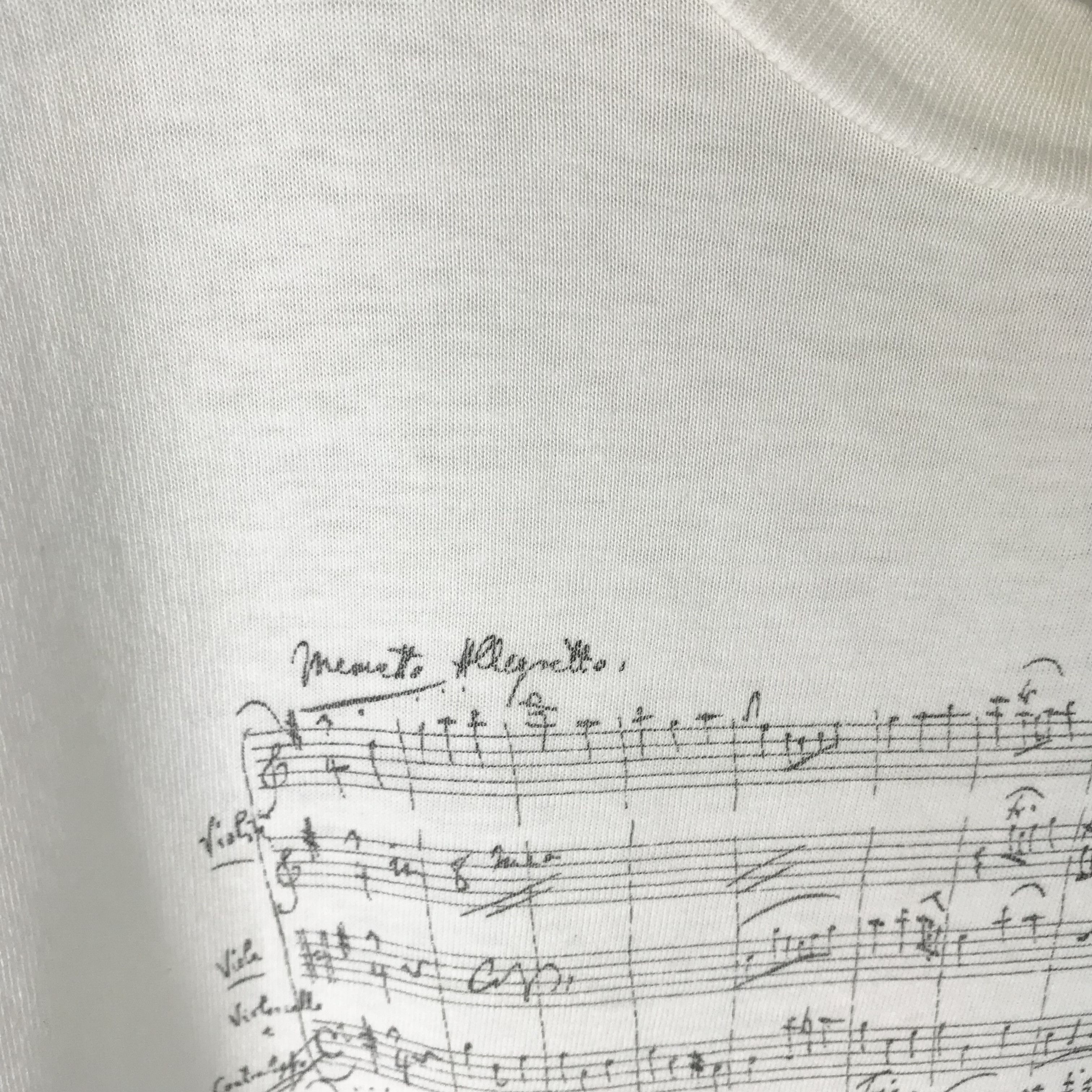 Arts & Science vintage mozart classical art moma single stitch tshirt Size US M / EU 48-50 / 2 - 4 Thumbnail
