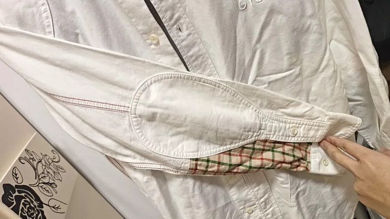 Junya Watanabe Junya Watanabe Stitched white shirt Size US M / EU 48-50 / 2 - 5 Thumbnail