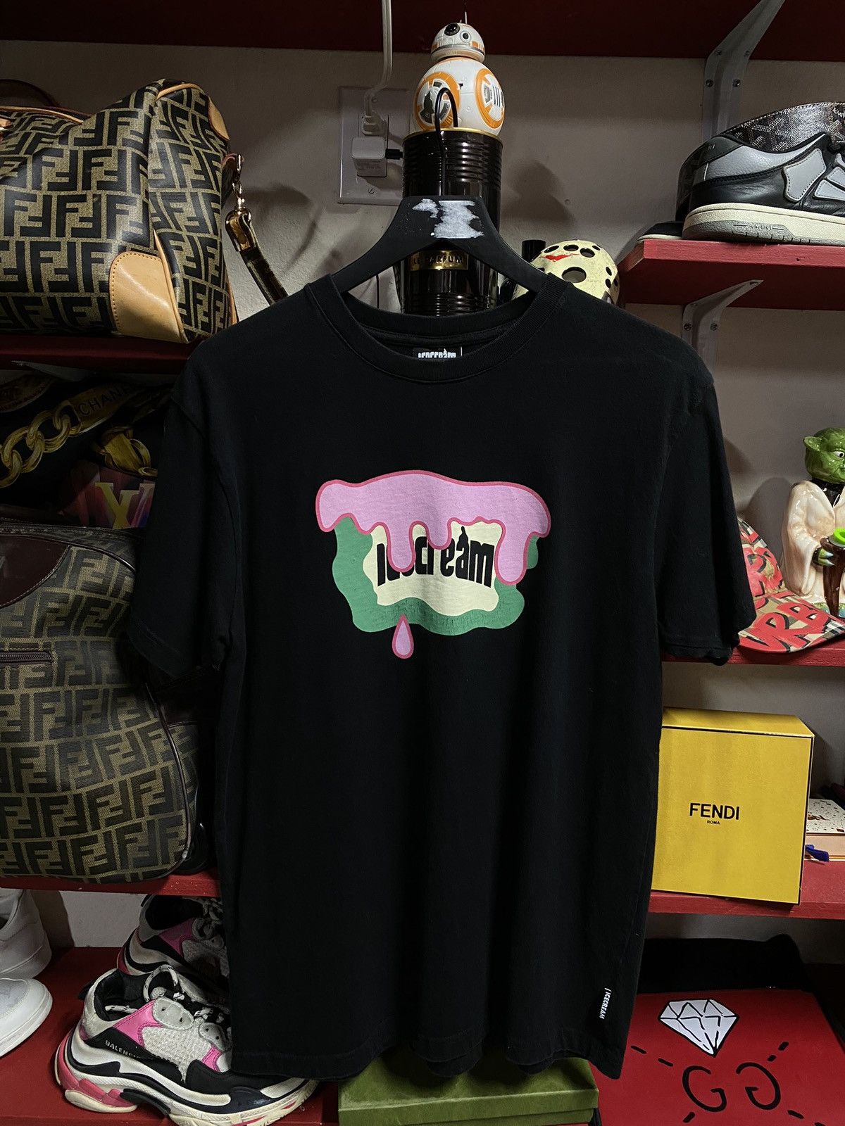 Icecream Icecream Black Preowned Tee Shirt Medium Size US M / EU 48-50 / 2 - 1 Thumbnail