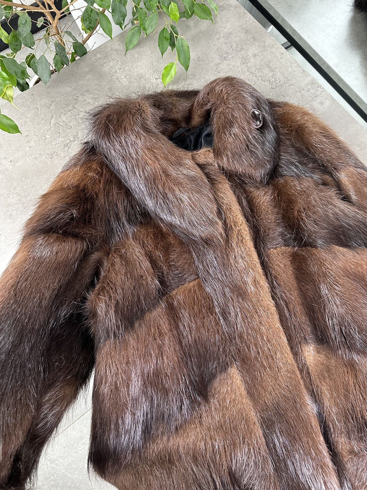 Japanese Brand Vintage Natural Fur Coat Size M / US 6-8 / IT 42-44 - 3 Thumbnail