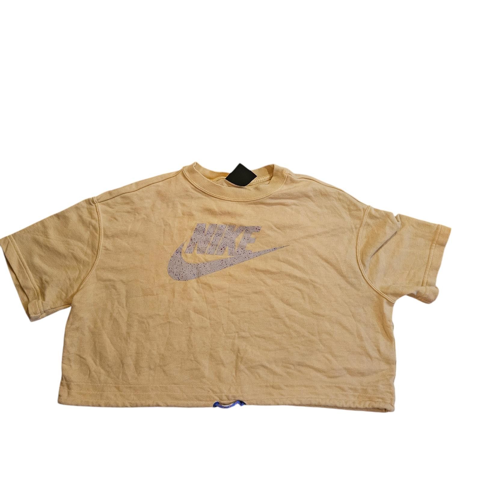 Nike Nike Cropped Tee - Vintage Cropped T-Shirt SZ L Size L / US 10 / IT 46 - 1 Thumbnail