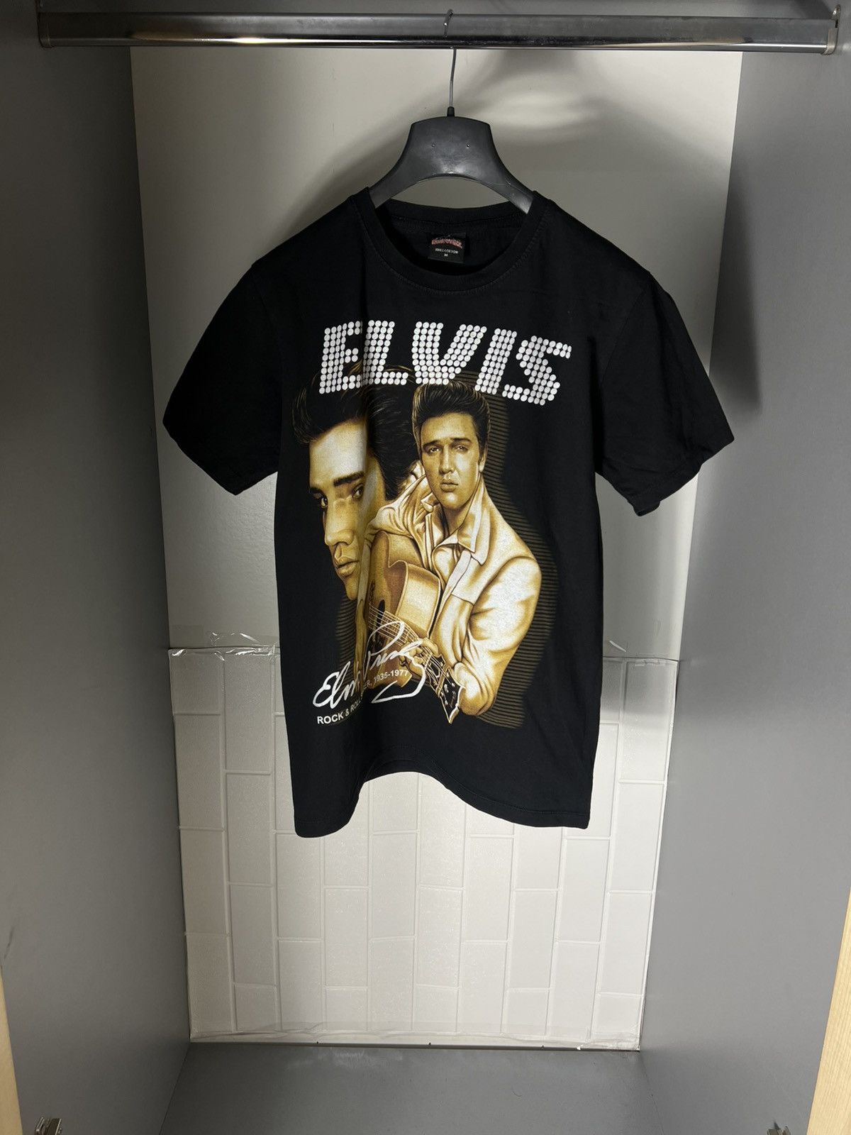 A&G Rock × Vintage VERY RARE ELVIS PRESLEY ROCK & ROLL SINGER T-SHIRT Y2K 90s Size US M / EU 48-50 / 2 - 1 Thumbnail