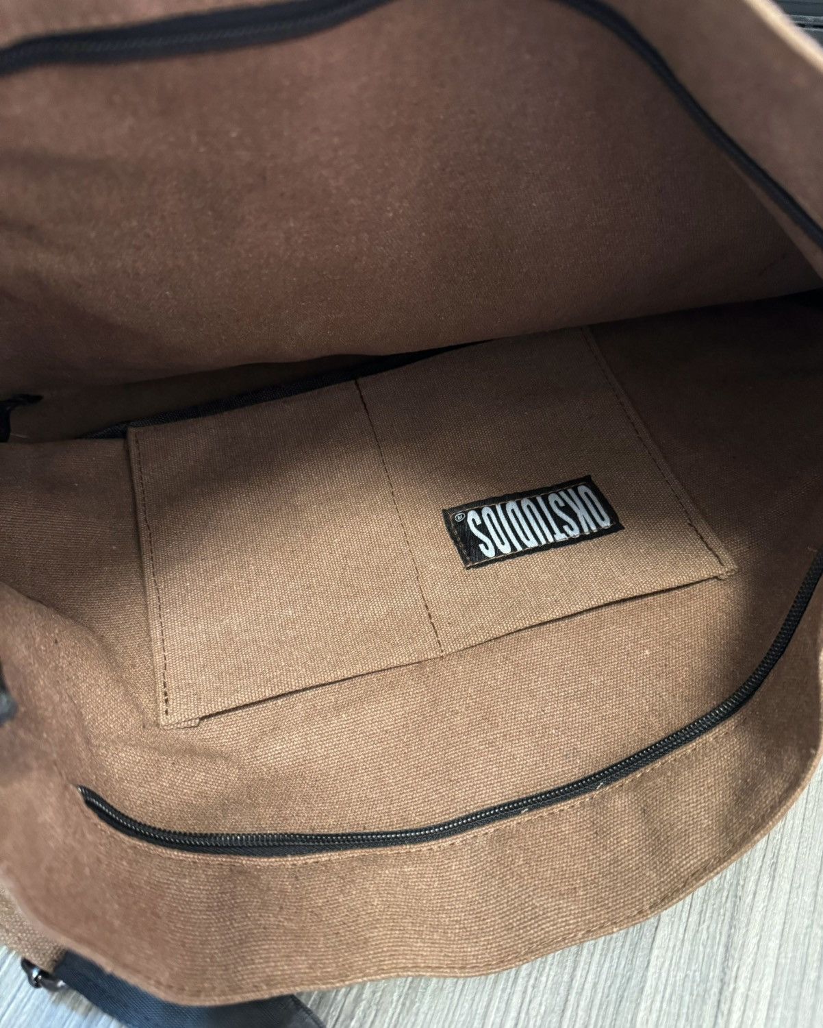 Japanese Brand × Vintage Retro fashion y2k canvas messenger bag tote bag Size ONE SIZE - 3 Thumbnail