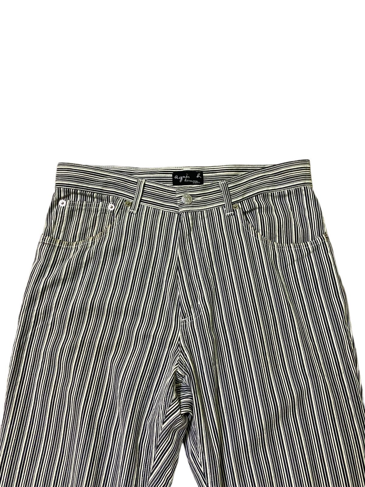 Hysteric Glamour × Vintage AGNES B STRIPED RICK OWENS BALENCIAGA STYLE PANT Size US 29 - 3 Thumbnail
