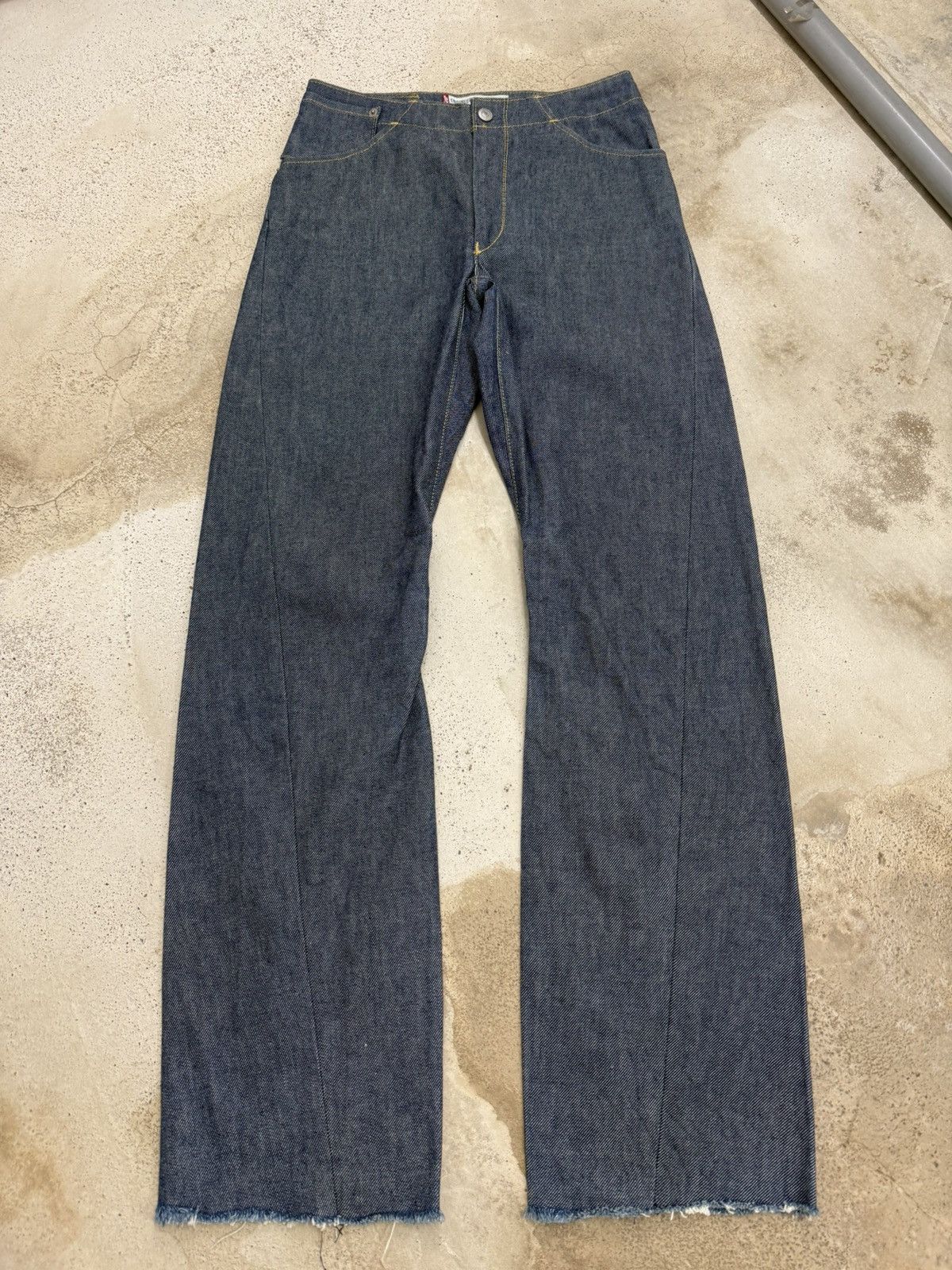 Levi's Levis Engineered Jeans Slim Unisex Denim Pants Size 25" / US 0 / IT 36 - 1 Thumbnail