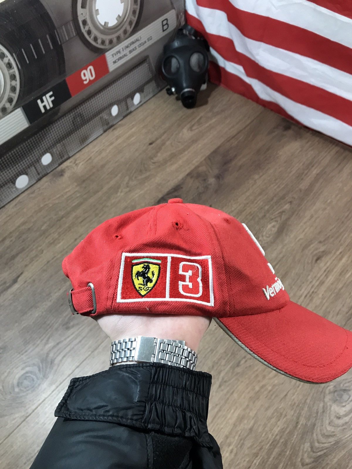 Ferrari × Vintage Vintage Ferrari F1 Cap Michael Schumacher Deutsche Size ONE SIZE - 2 Thumbnail