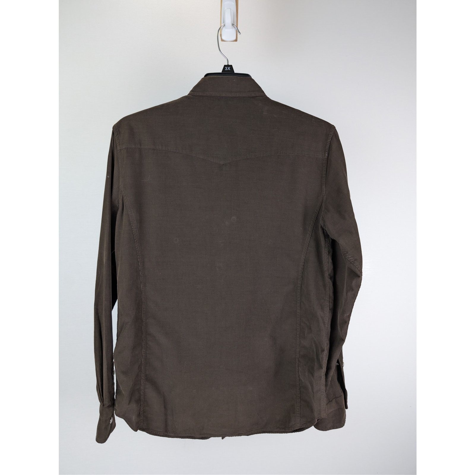 Tom Ford o1rshd1 CC20 Button up Shirt in Dark Brown Size US S / EU 44-46 / 1 - 10 Thumbnail
