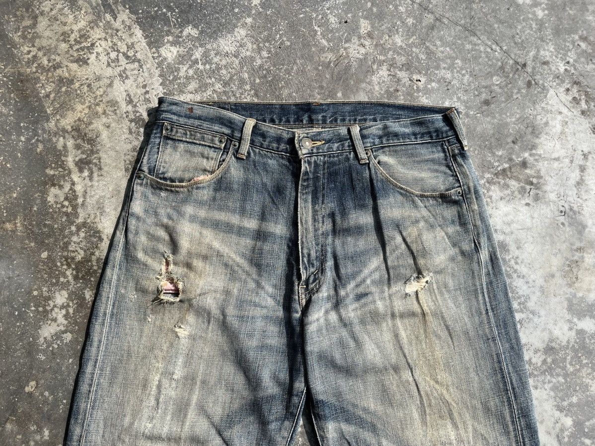 Hysteric Glamour × Levi's × Vintage Baggy 553 Selvadge Levis Blue Washed Denim Size US 34 / EU 50 - 18 Thumbnail