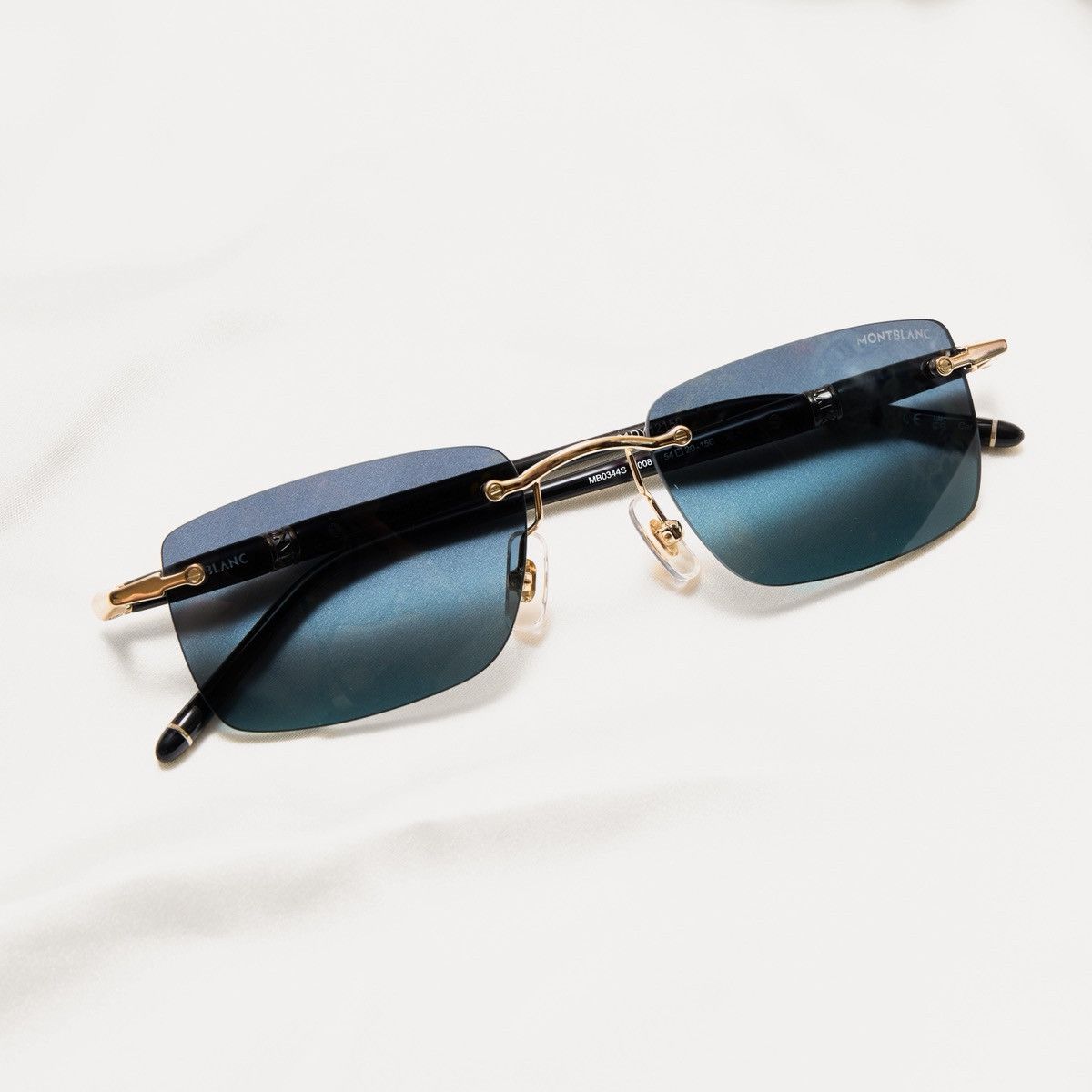 Montblanc MONTBLANC MB0344S 008 SUNGLASSES Size ONE SIZE - 6 Thumbnail