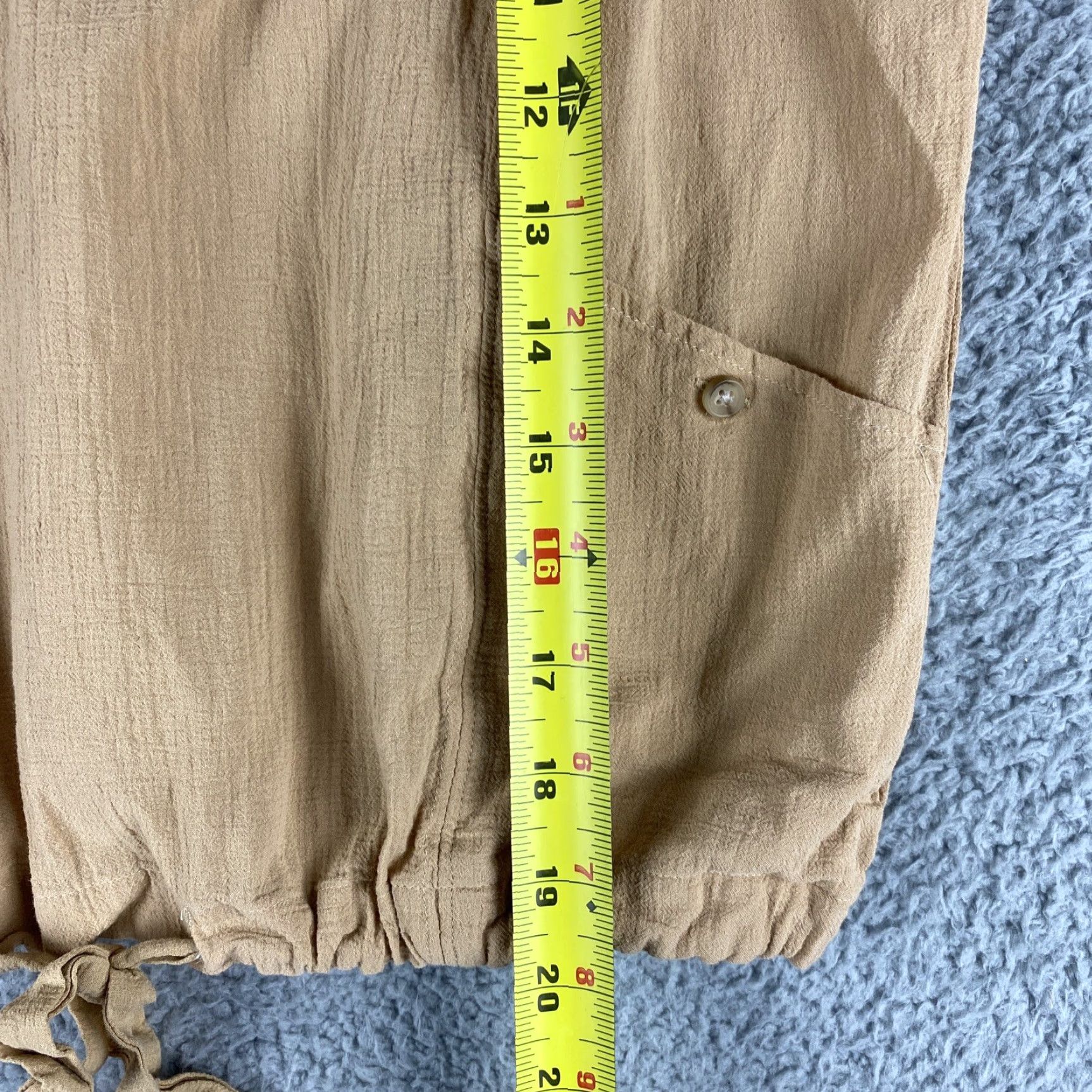 Madewell Madewell Women's Brown Short Sleeve Shirt Top Pullover XXS Blouse / 39-5 Size XXS / US 00 / IT 34 - 7 Thumbnail