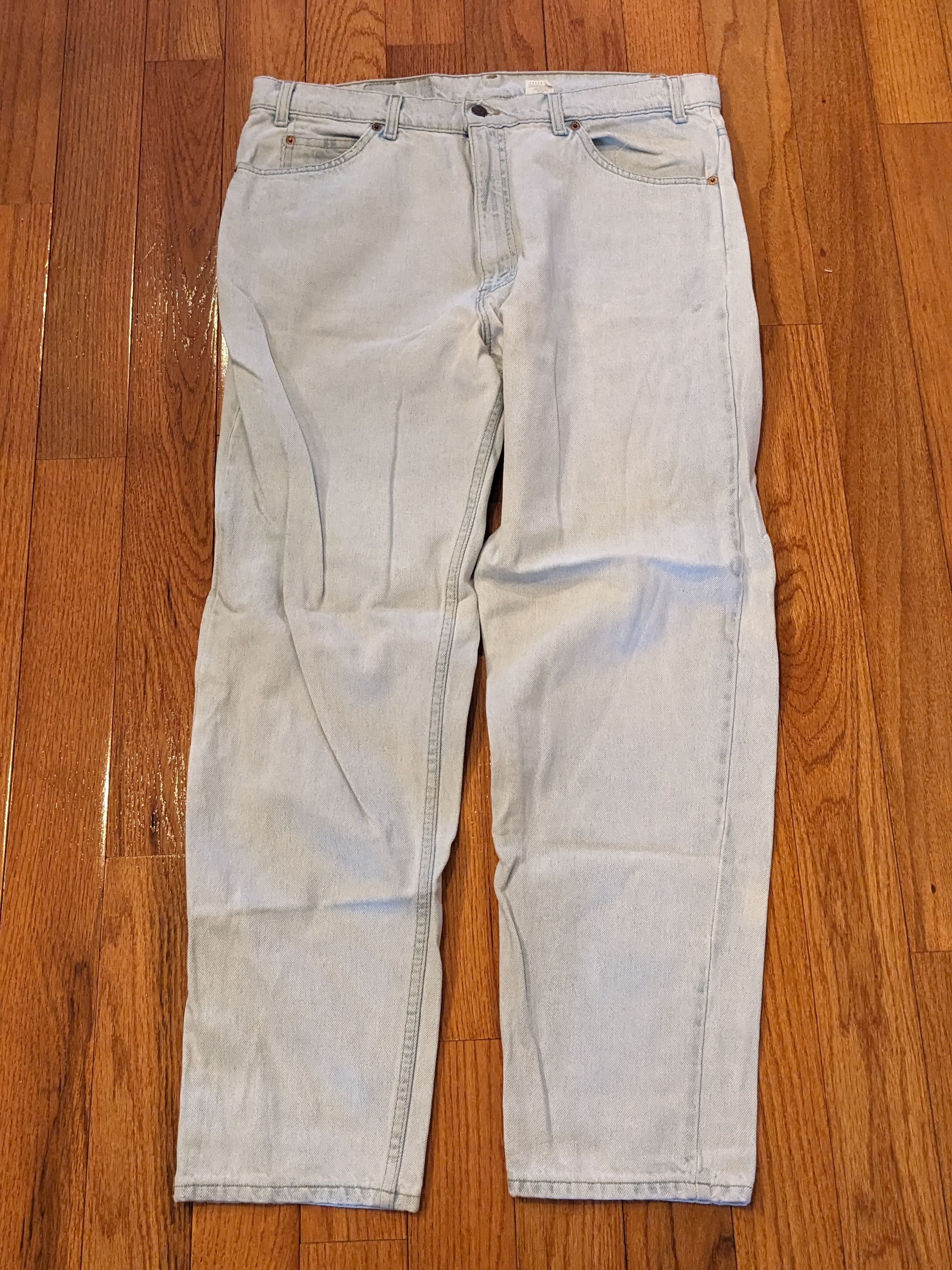 Levi's × Vintage Vintage 90s Levi's Orange Tab 550 38x32 Relaxed Denim Jeans Size US 38 / EU 54 - 4 Thumbnail