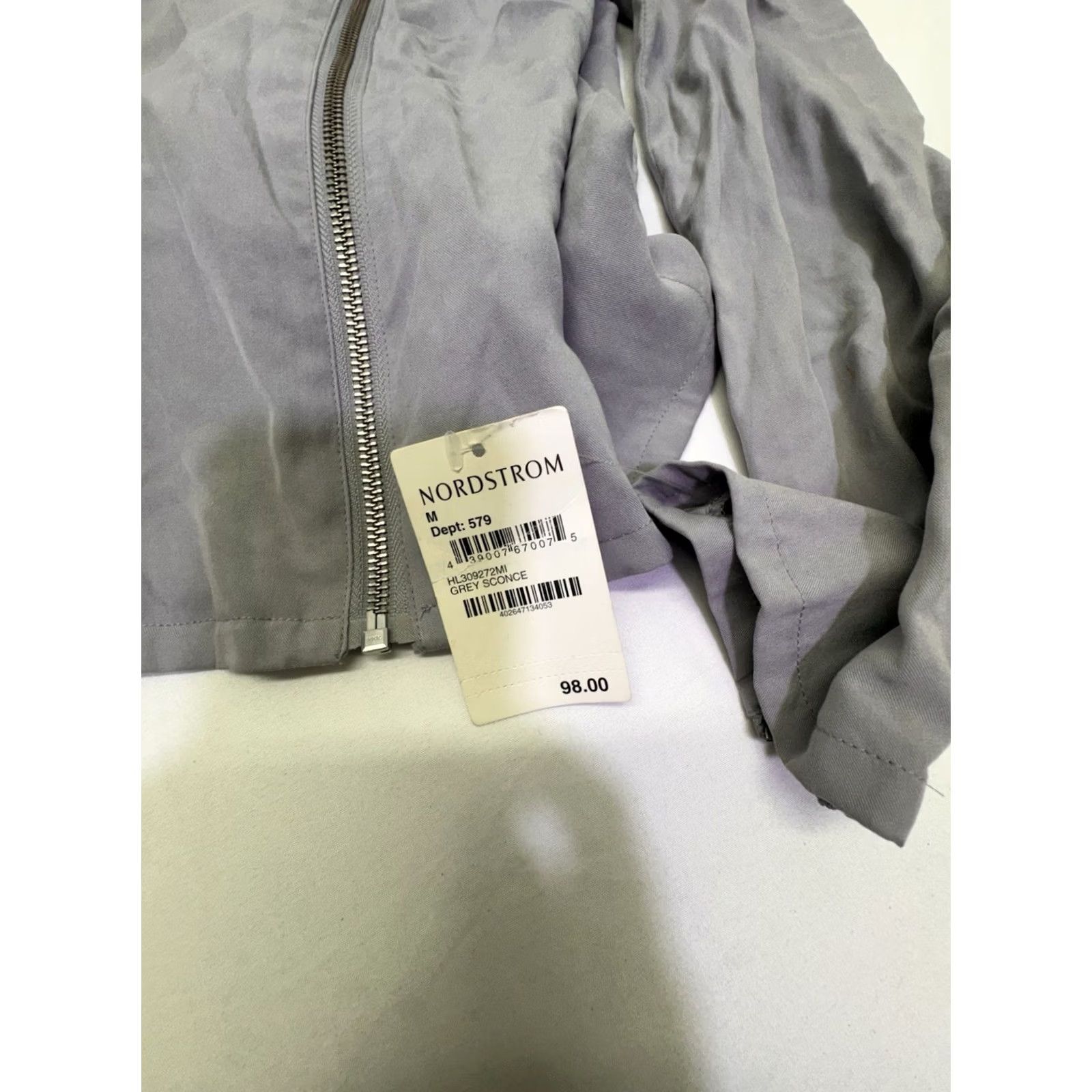 Vintage TROUVE Lightweight Woven full zip JACKET Women Size MEDIUM NEW Size M / US 6-8 / IT 42-44 - 3 Thumbnail