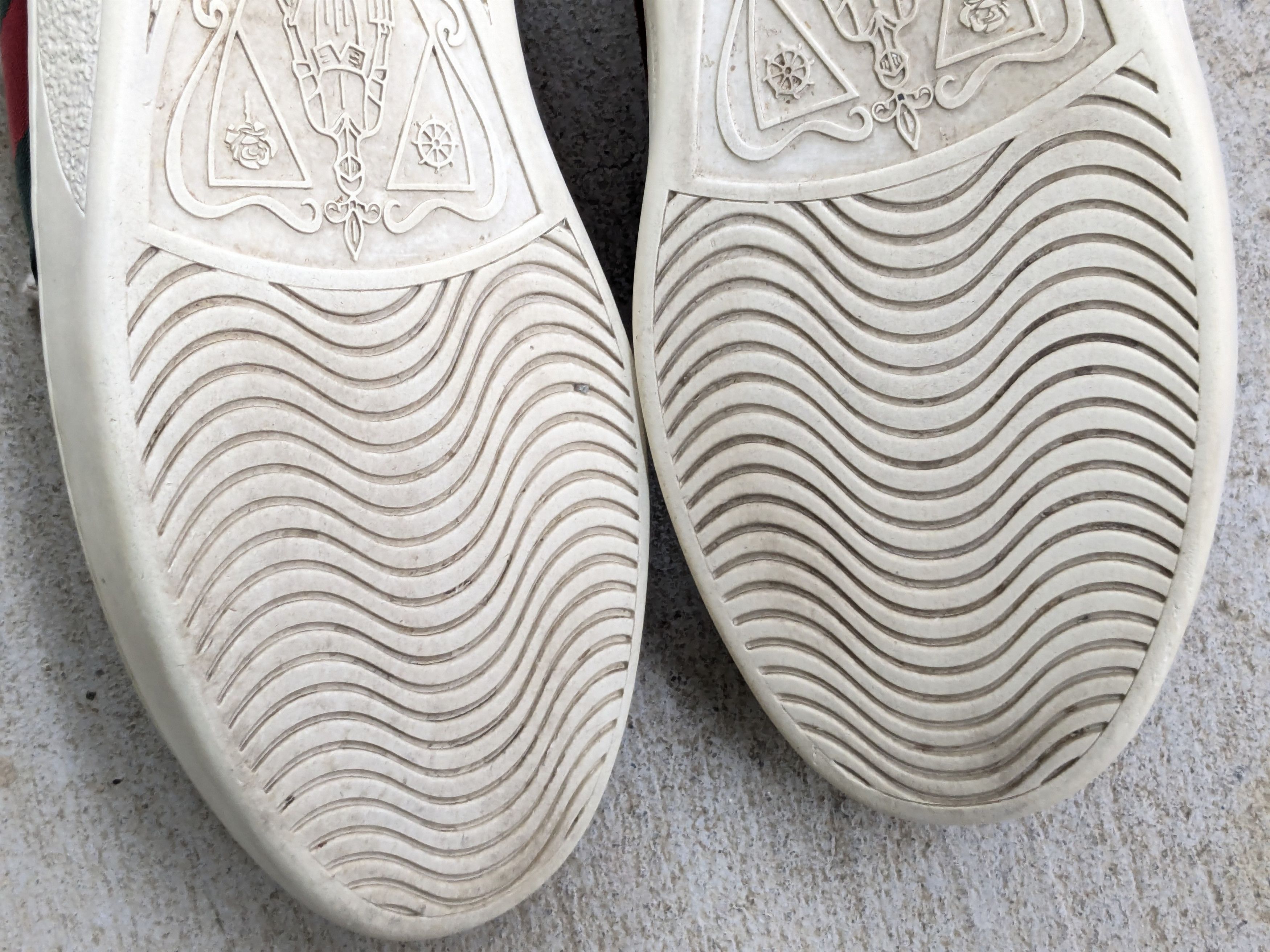 Gucci Gucci Sneakers Blue 9.5 Monogram Low Top Leather Logo Size US 9.5 / EU 42-43 - 14 Thumbnail