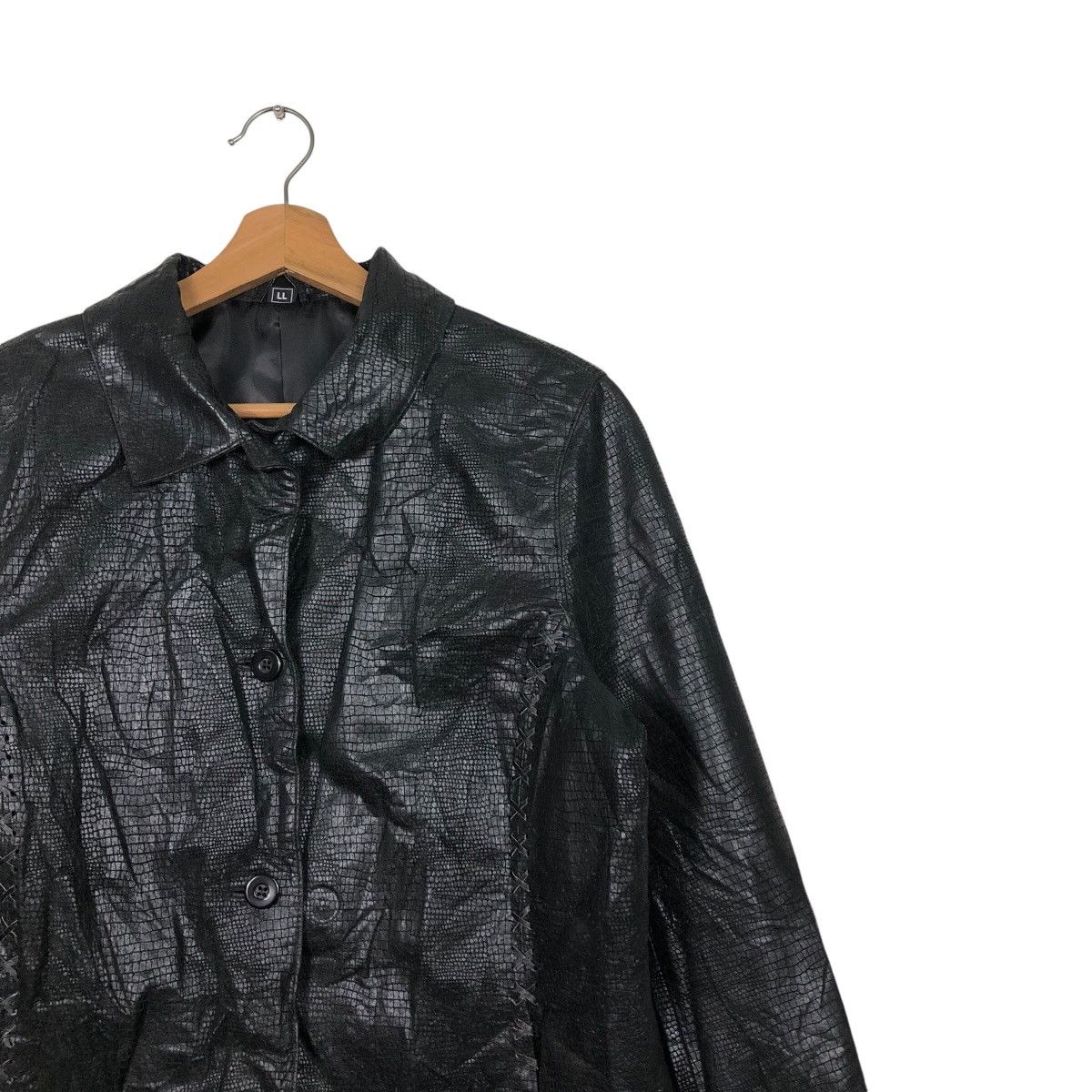 Japanese Brand 📌Vintage Biker Leather Jacket Captious Person Issey Miyake Size US L / EU 52-54 / 3 - 7 Thumbnail