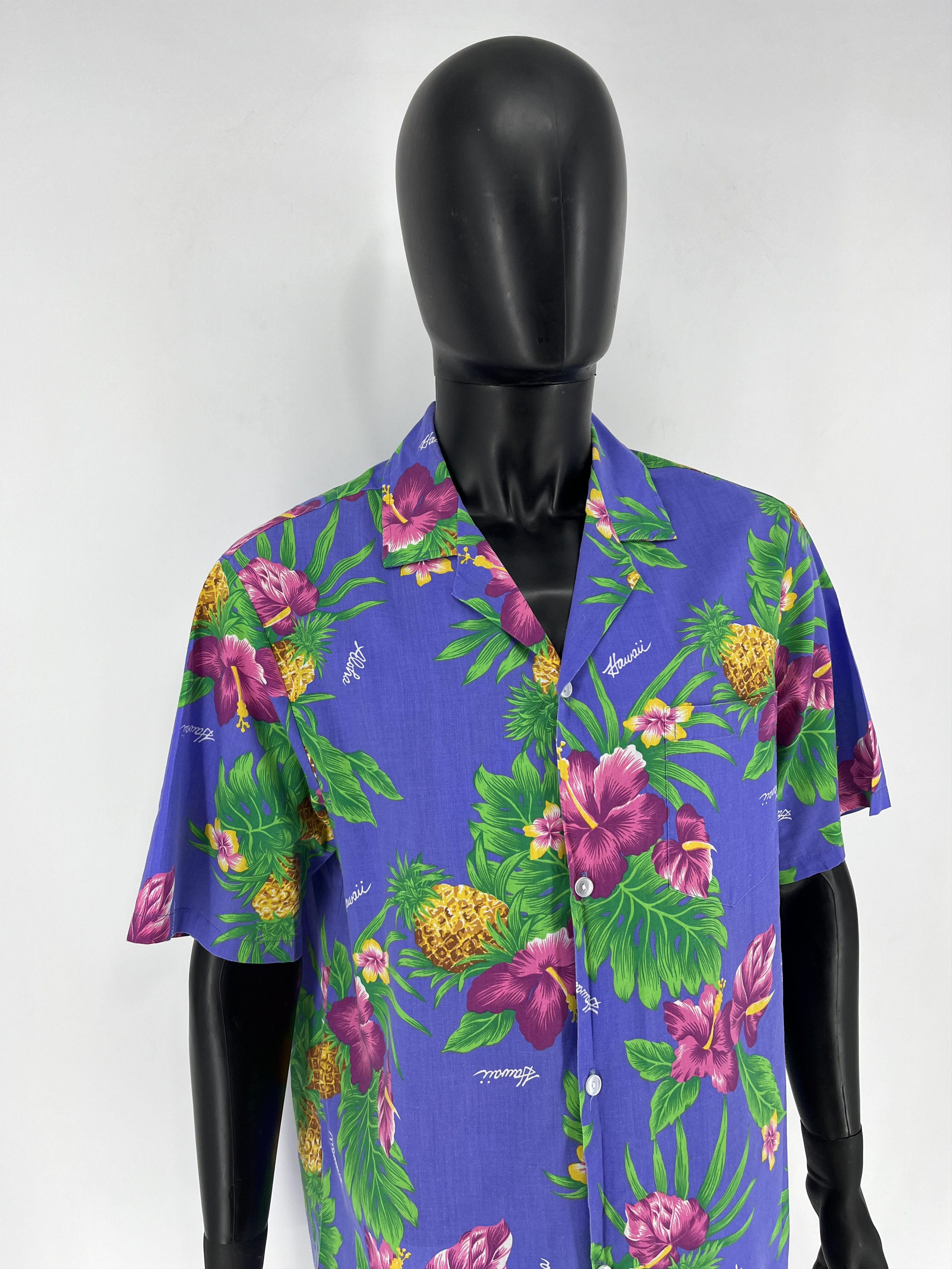Vintage Vintage Y2K Art Streetwear Hawaiian Travis Scott style Size US XXL / EU 58 / 5 - 3 Thumbnail