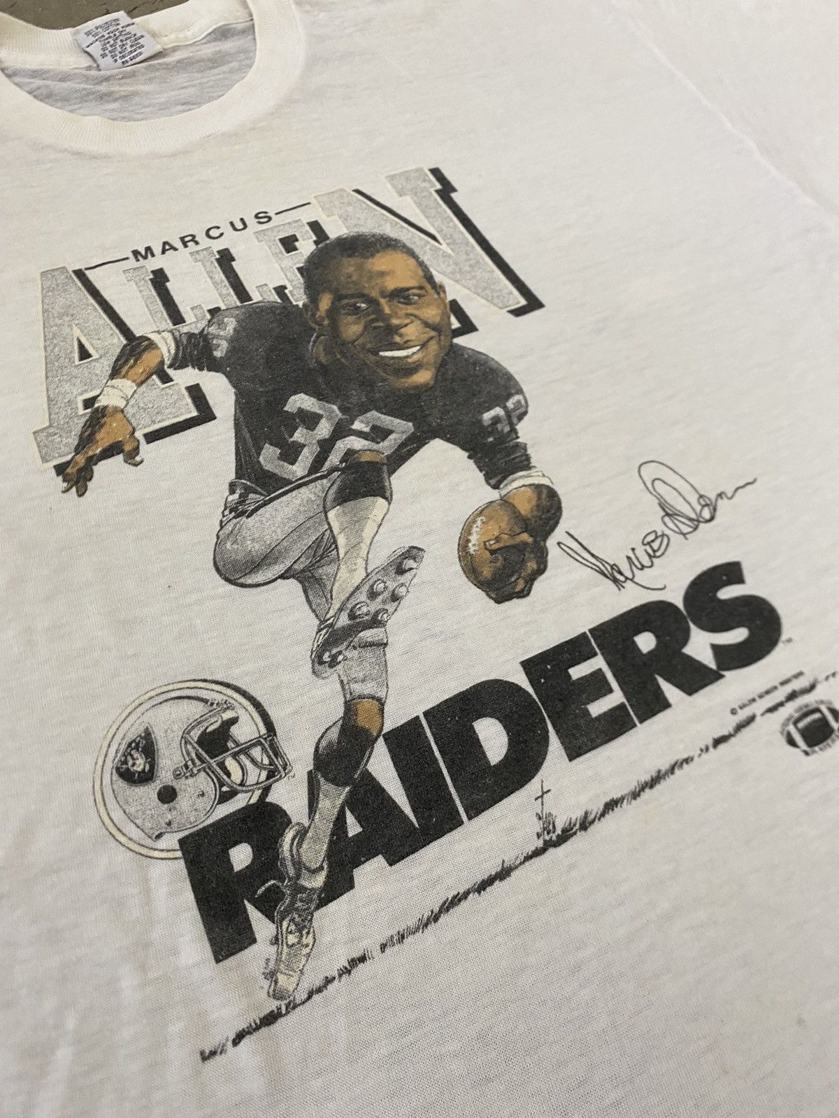 NFL × Vintage VTG MARCUS ALLEN RAIDERS Size US XL / EU 56 / 4 - 1 Thumbnail