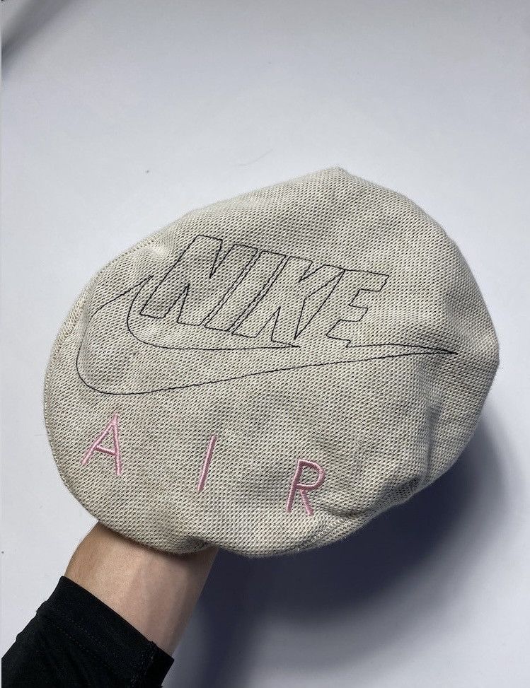 Nike × Vintage Vintage Nike big swoosh rare flat cap hat Size ONE SIZE - 3 Thumbnail