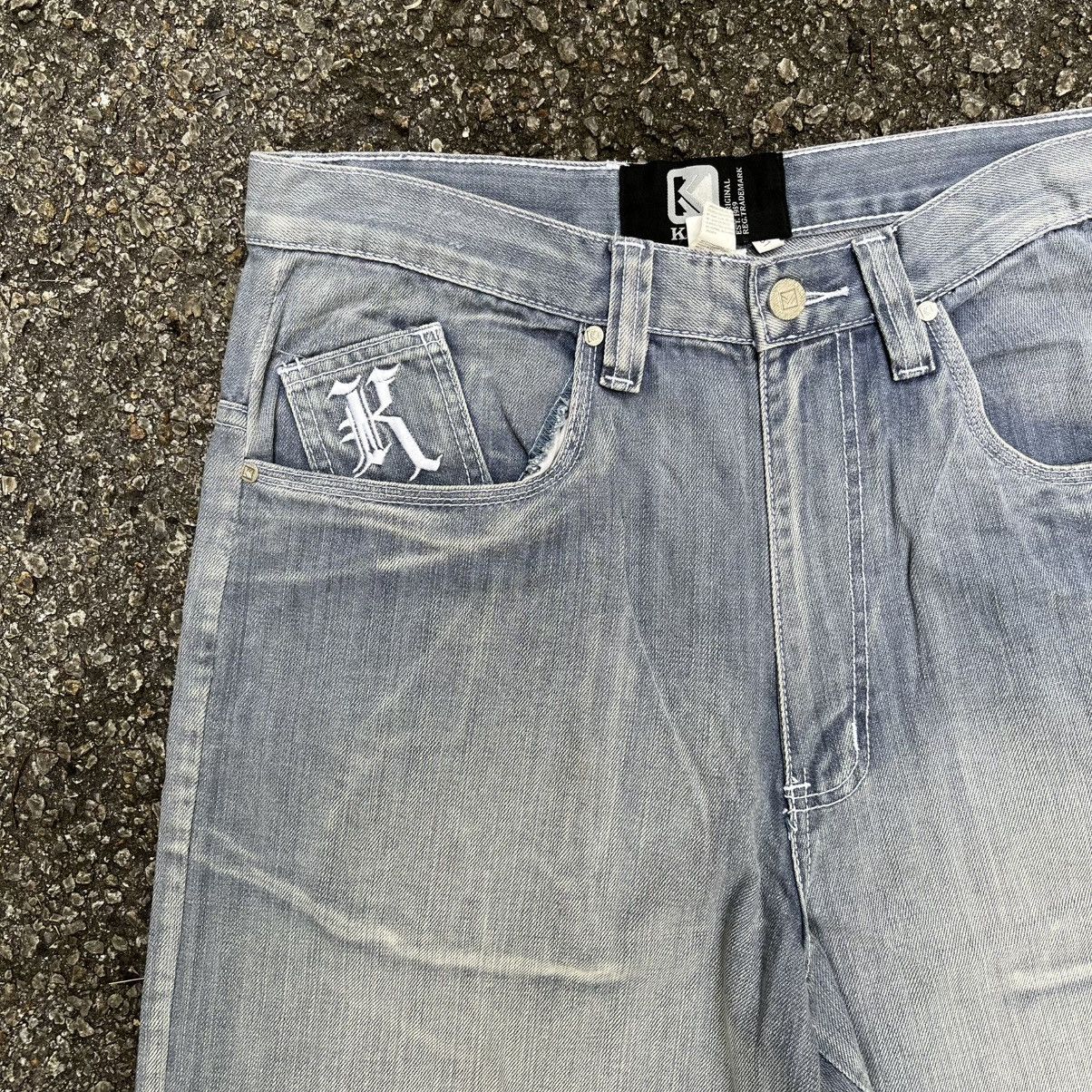 Karl Kani Jorts Y2K Baggy Jeans Short Pants Skater Jnco Styled Size US 32 / EU 48 - 3 Thumbnail
