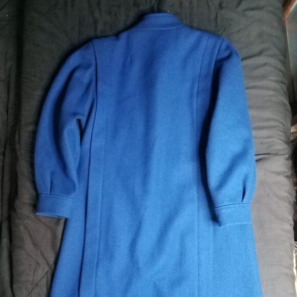 Other Vintage 60s Jill Jr. Wool Overcoat Blue ILGWU Size US M / EU 48-50 / 2 - 7 Thumbnail