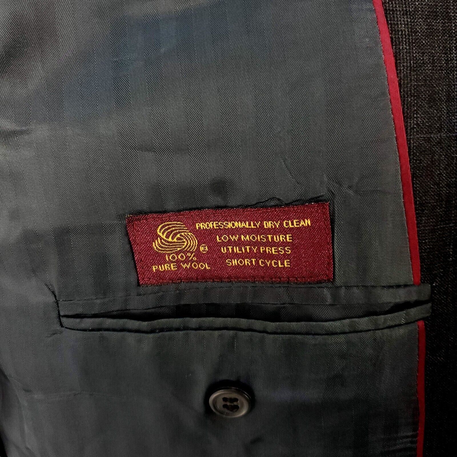Jos. A. Bank Jos A Bank Gordon Wool 2 Button Blazer 42L Gray Plaid W/ Blu Size 42L - 8 Thumbnail