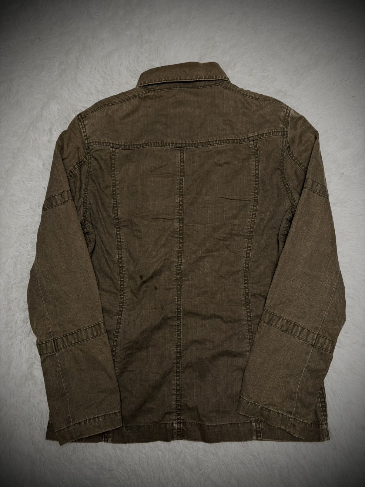 Japanese Brand 2000s Japanese Brand Morgan Homme waxed denim jacket Size US L / EU 52-54 / 3 - 5 Thumbnail