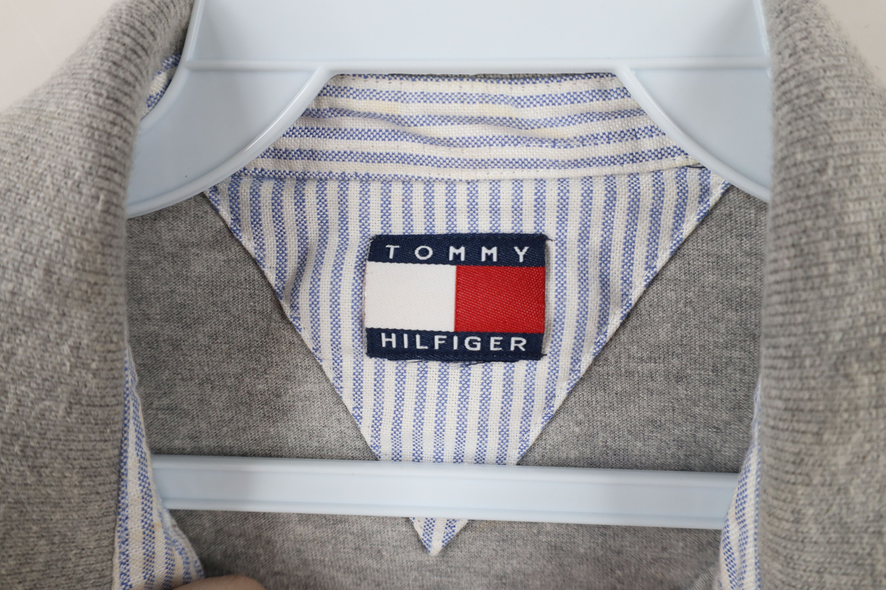 Tommy Hilfiger × Vintage Vintage 90s Tommy Hilfiger Logo Long Sleeve Rugby Polo Shirt Size US S / EU 44-46 / 1 - 6 Thumbnail