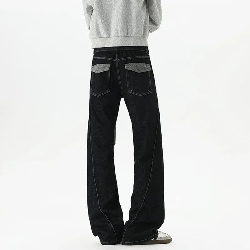 Japanese Brand Patchwork Wide Leg Denim Size US 32 / EU 48 - 5 Thumbnail