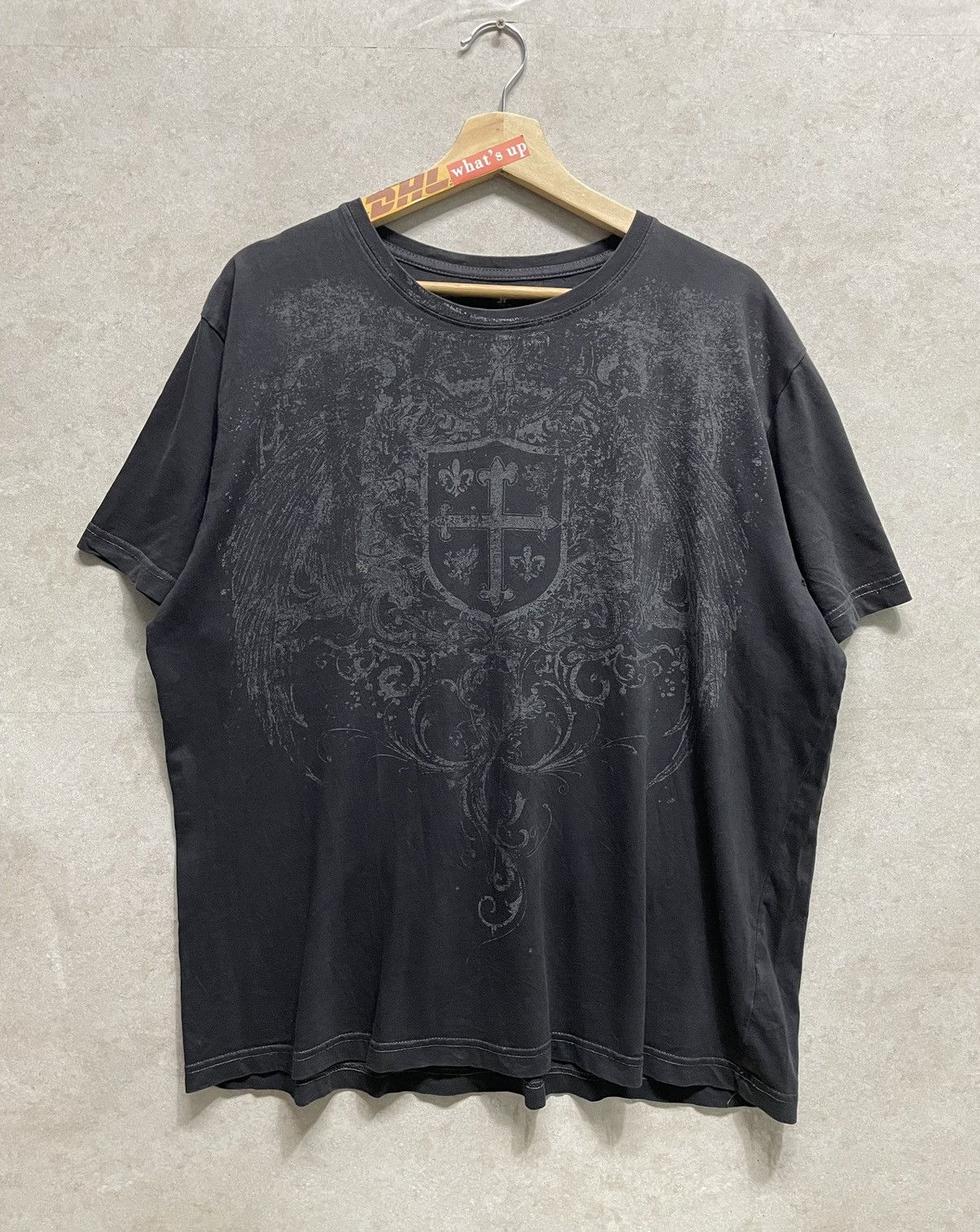 Vintage Vintage Y2K Affliction Crazy Design Tee Size US XL / EU 56 / 4 - 1 Thumbnail