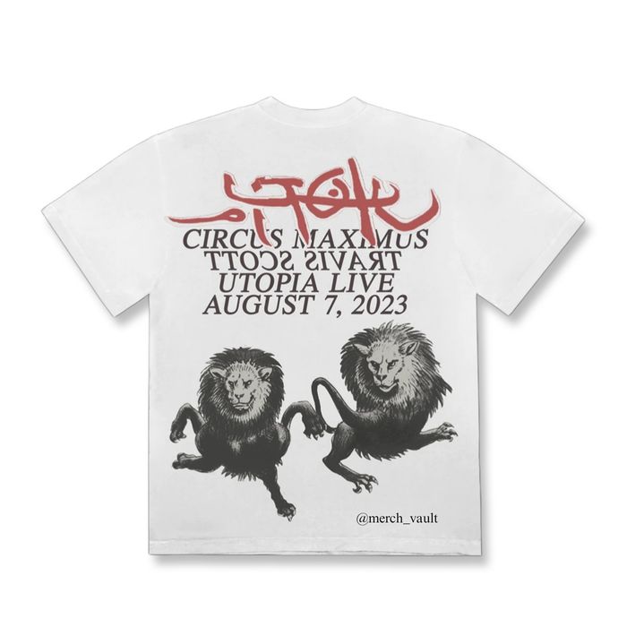 Travis Scott Utopia Circus Maximus T-Shirt - Rockatee