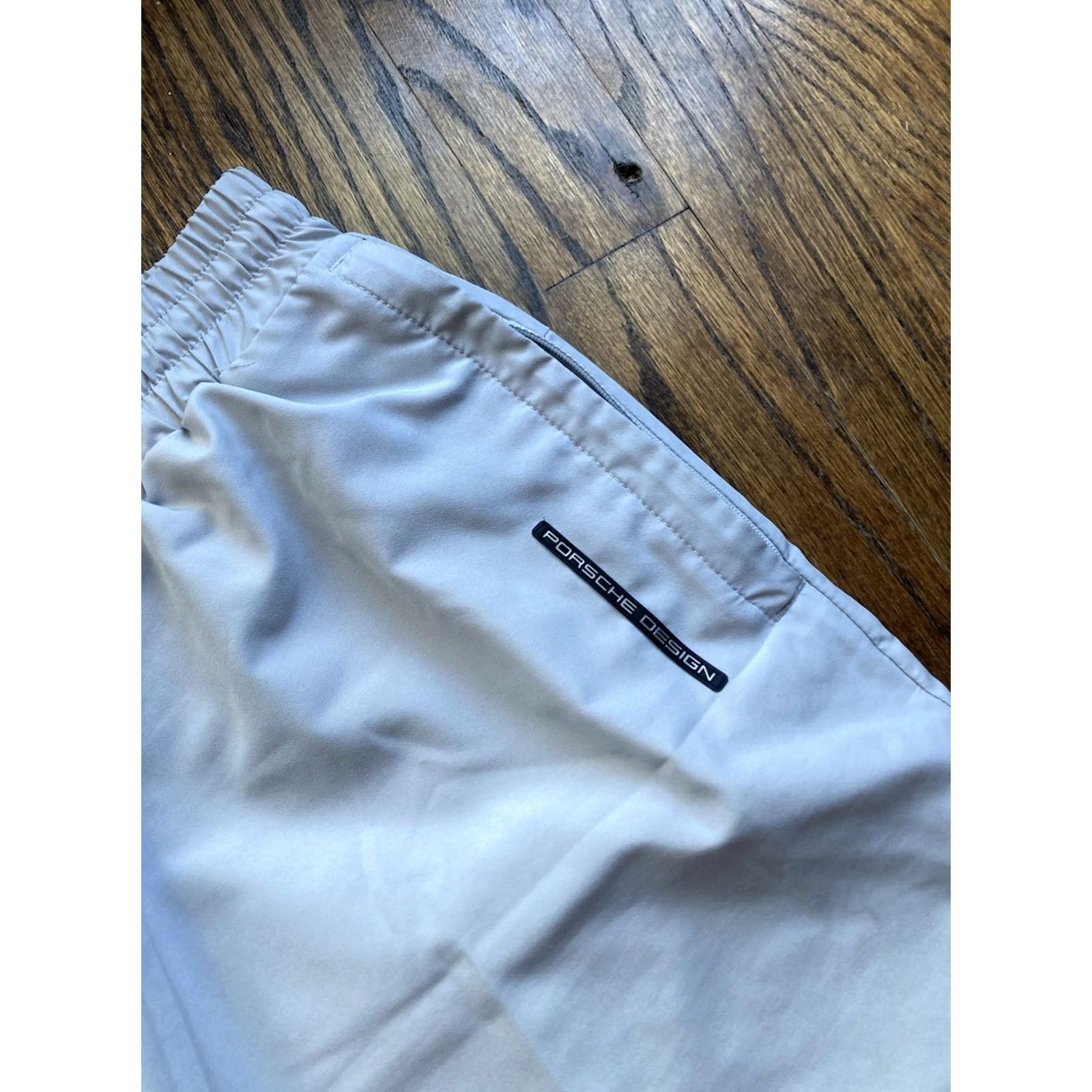 Puma PUMA Porsche Design Sweatpants Mens Large Light Gray Joggers Drawstrings Size US 33 - 5 Thumbnail